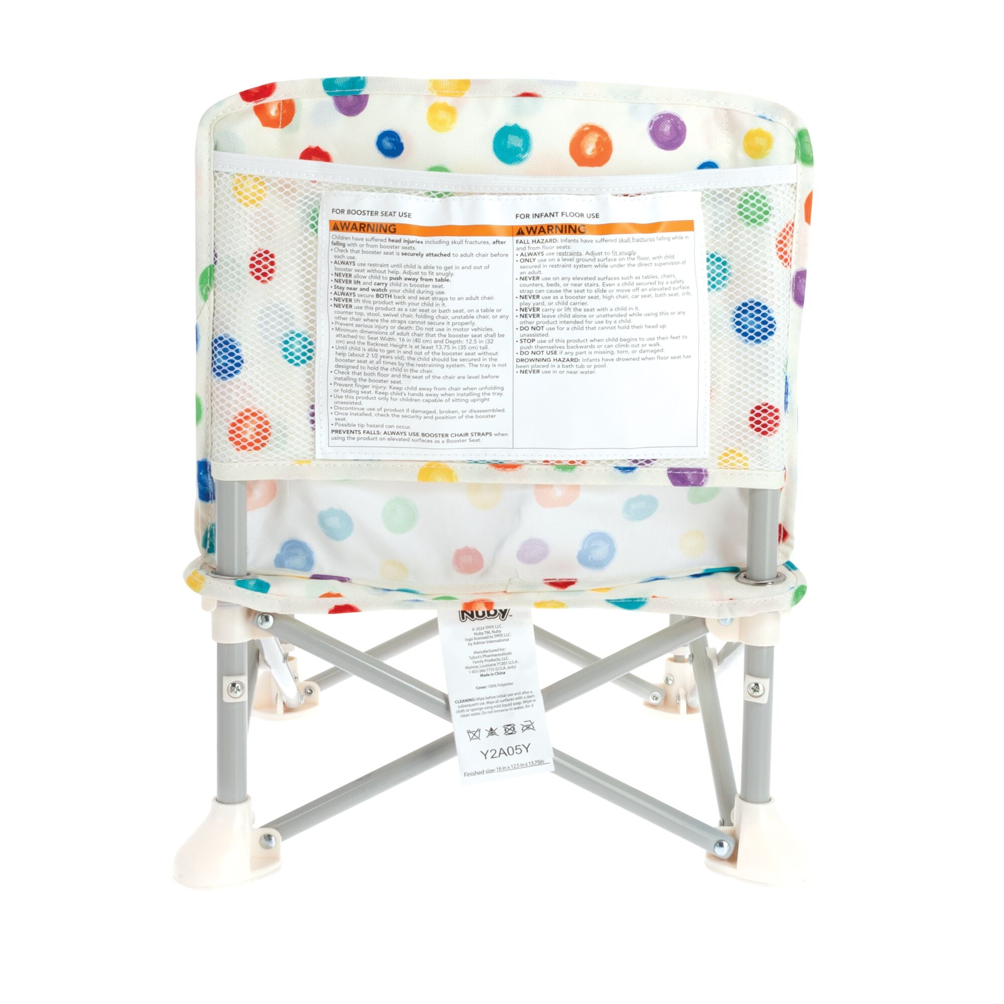 Pop Up Booster Seat | Color Dots #112XL
