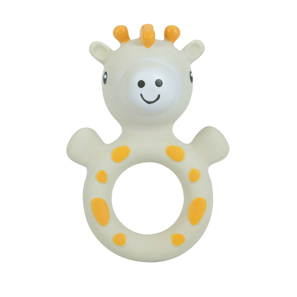 Jackie the Giraffe Natural Rubber Teething Ring | Giraffe #141J7