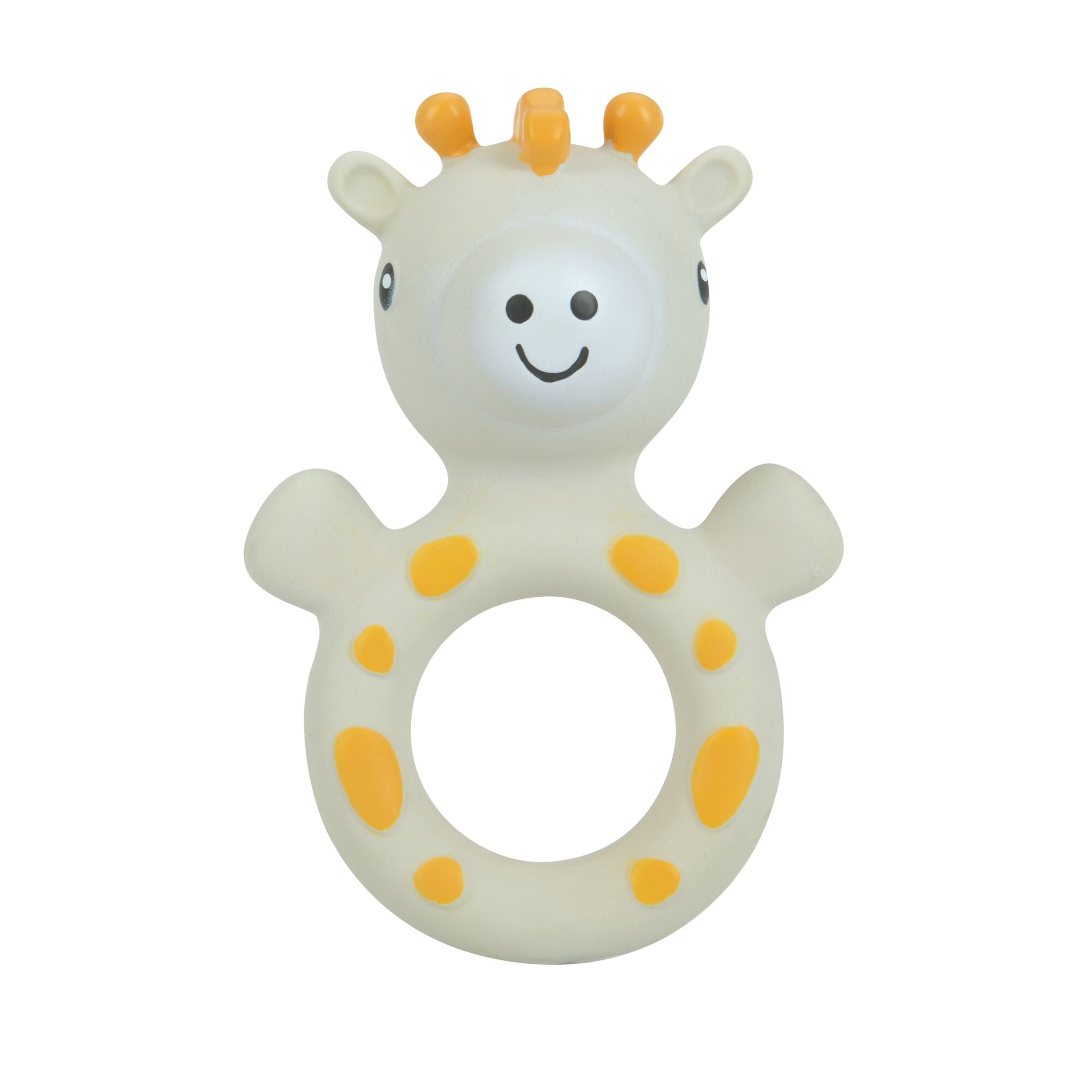Jackie the Giraffe Natural Rubber Teething Ring | Giraffe #141J7
