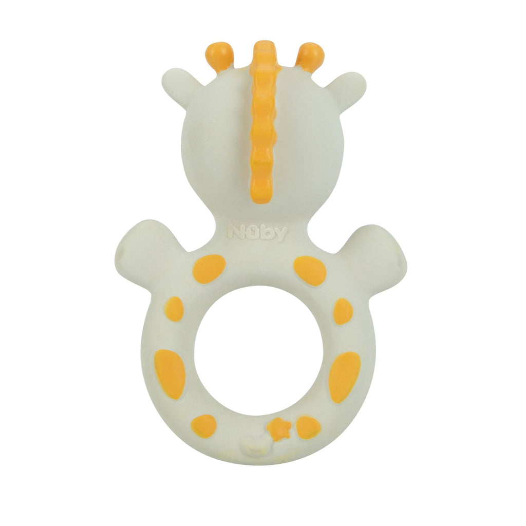 Jackie the Giraffe Natural Rubber Teething Ring | Giraffe #141J7