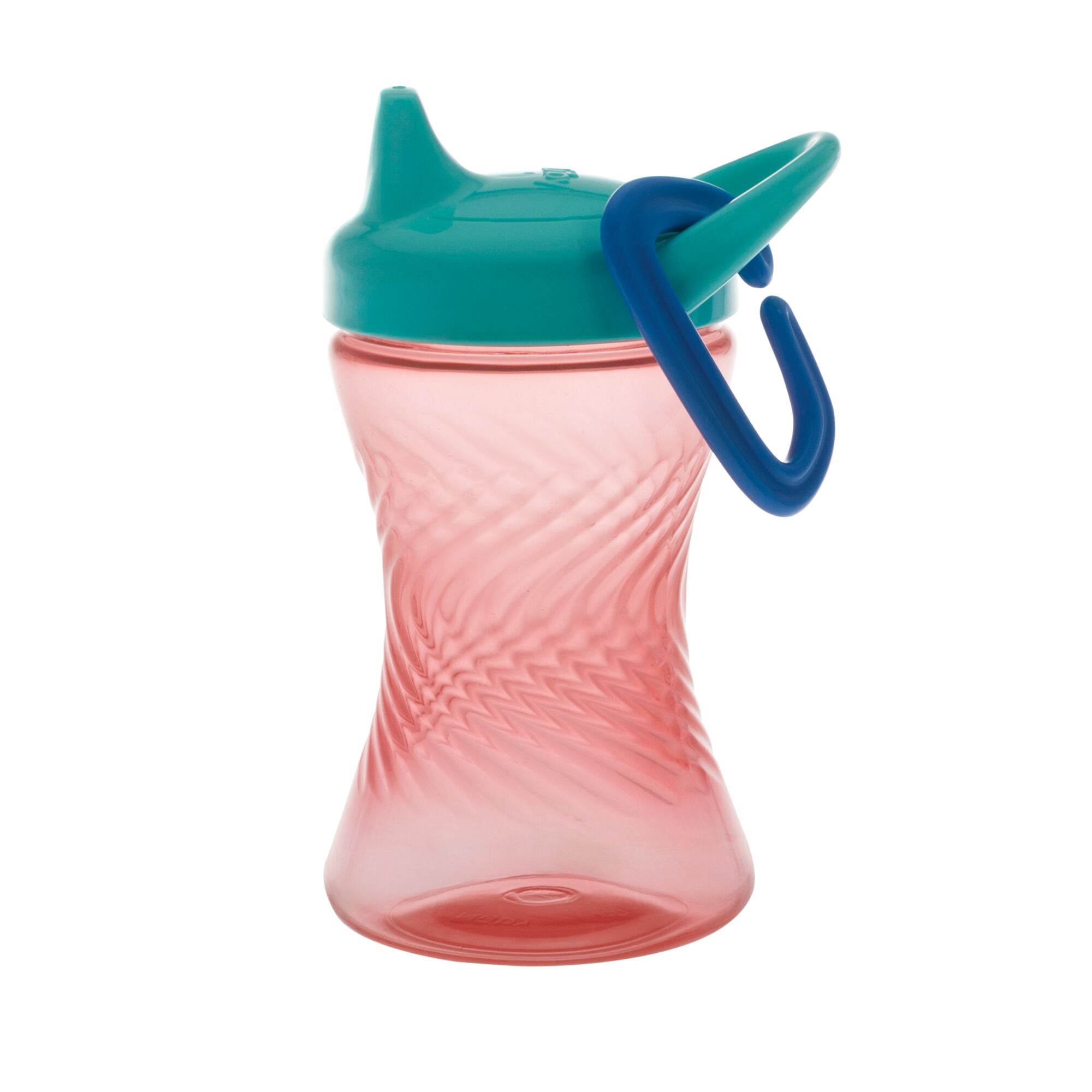 Hard Spout Sippy Cup with Carabiner (3 Pack) | Aqua/Red/Green #2038S