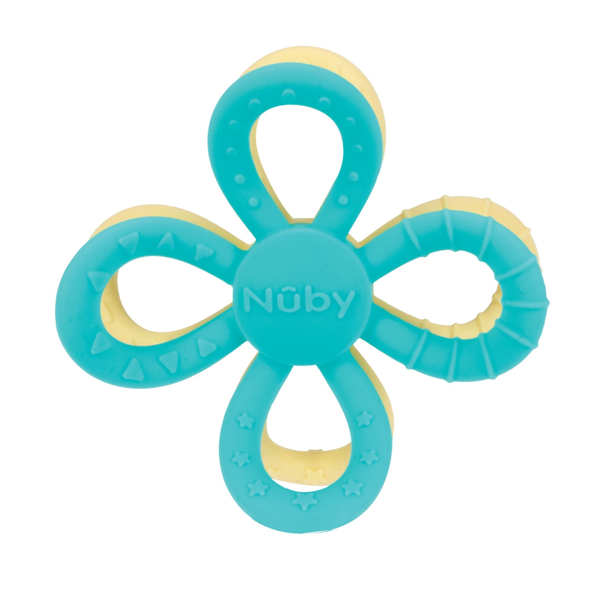 Fun Loops Teether | Aqua/Yellow #2141B