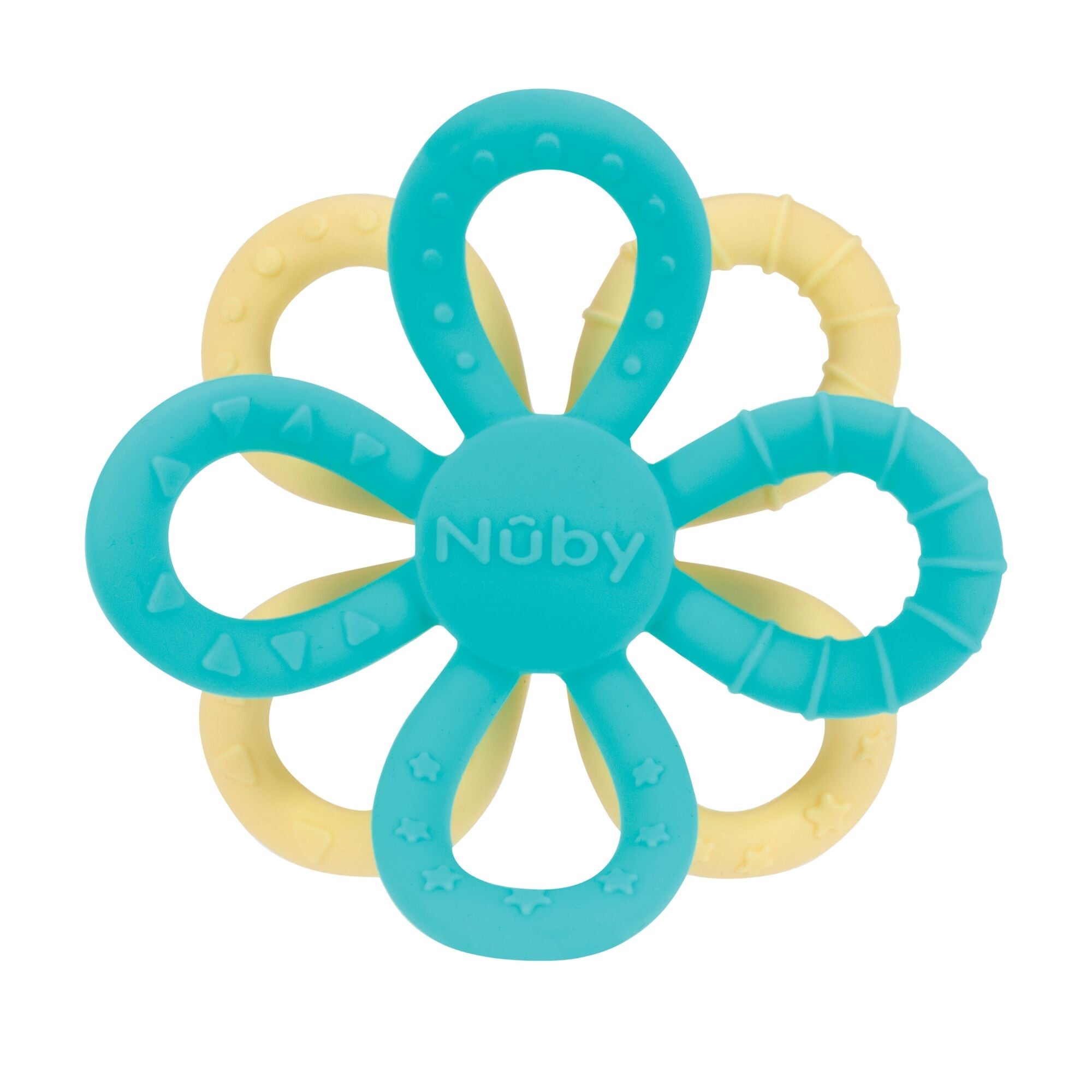 Fun Loops Teether | Aqua/Yellow #2141B