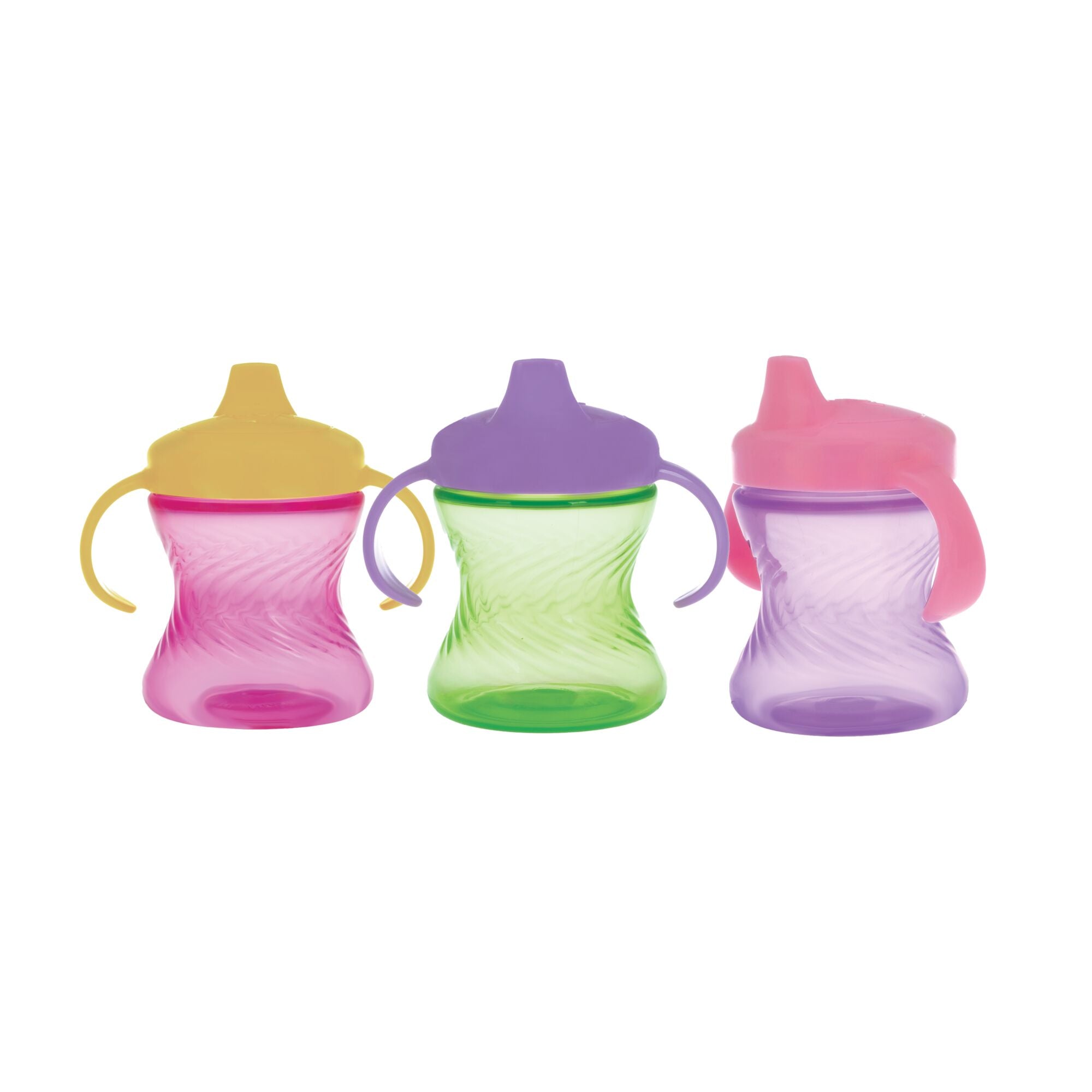 2-Handle Hard Spout Sippy Cup (3 Pack) | Pink/Green/Purple #393VX