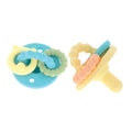 Silicone Charms (2 Pack) | Aqua/Yellow #081CL