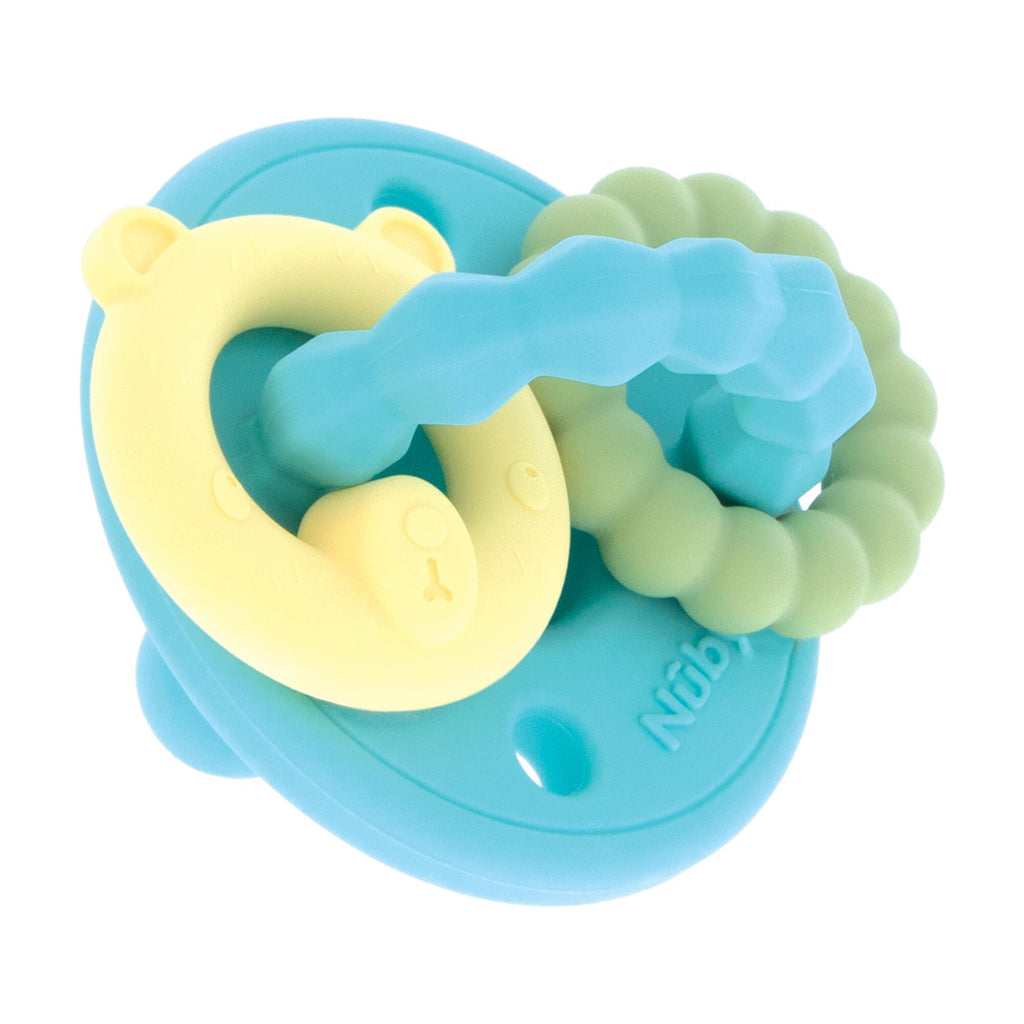 Silicone Charms (2 Pack) | Aqua/Yellow #081CL