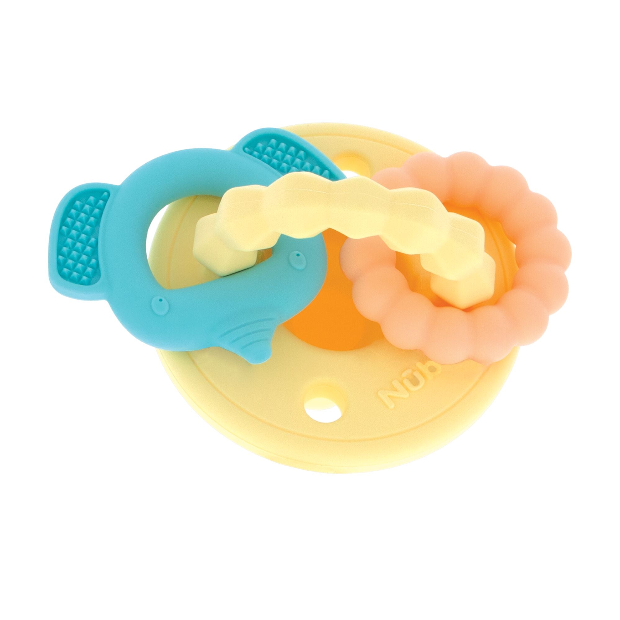 Silicone Charms (2 Pack) | Aqua/Yellow #081CL