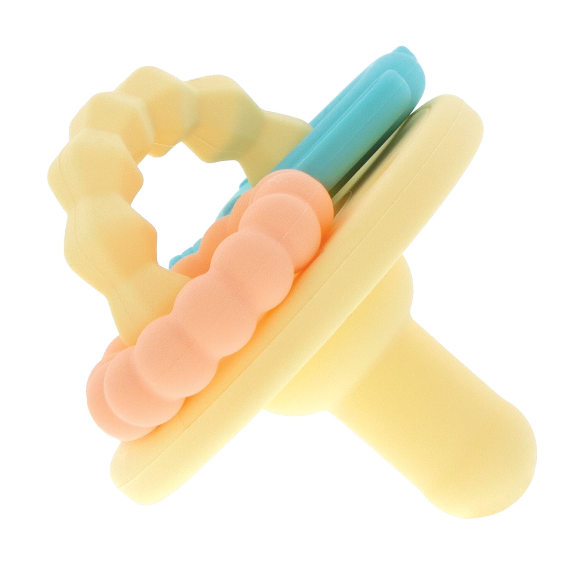 Silicone Charms (2 Pack) | Aqua/Yellow #081CL