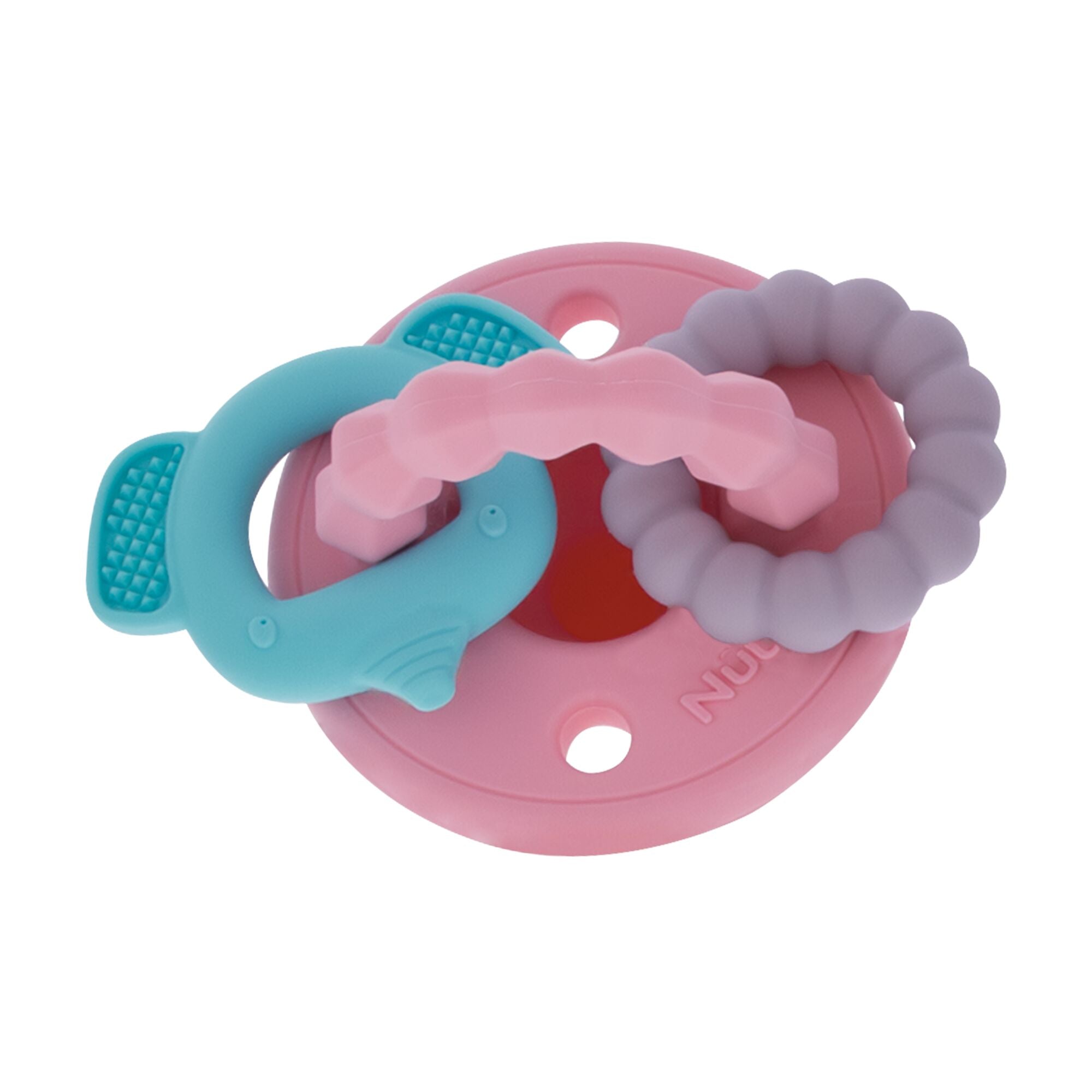 Silicone Charms (2 Pack) | Pink/White #079JX