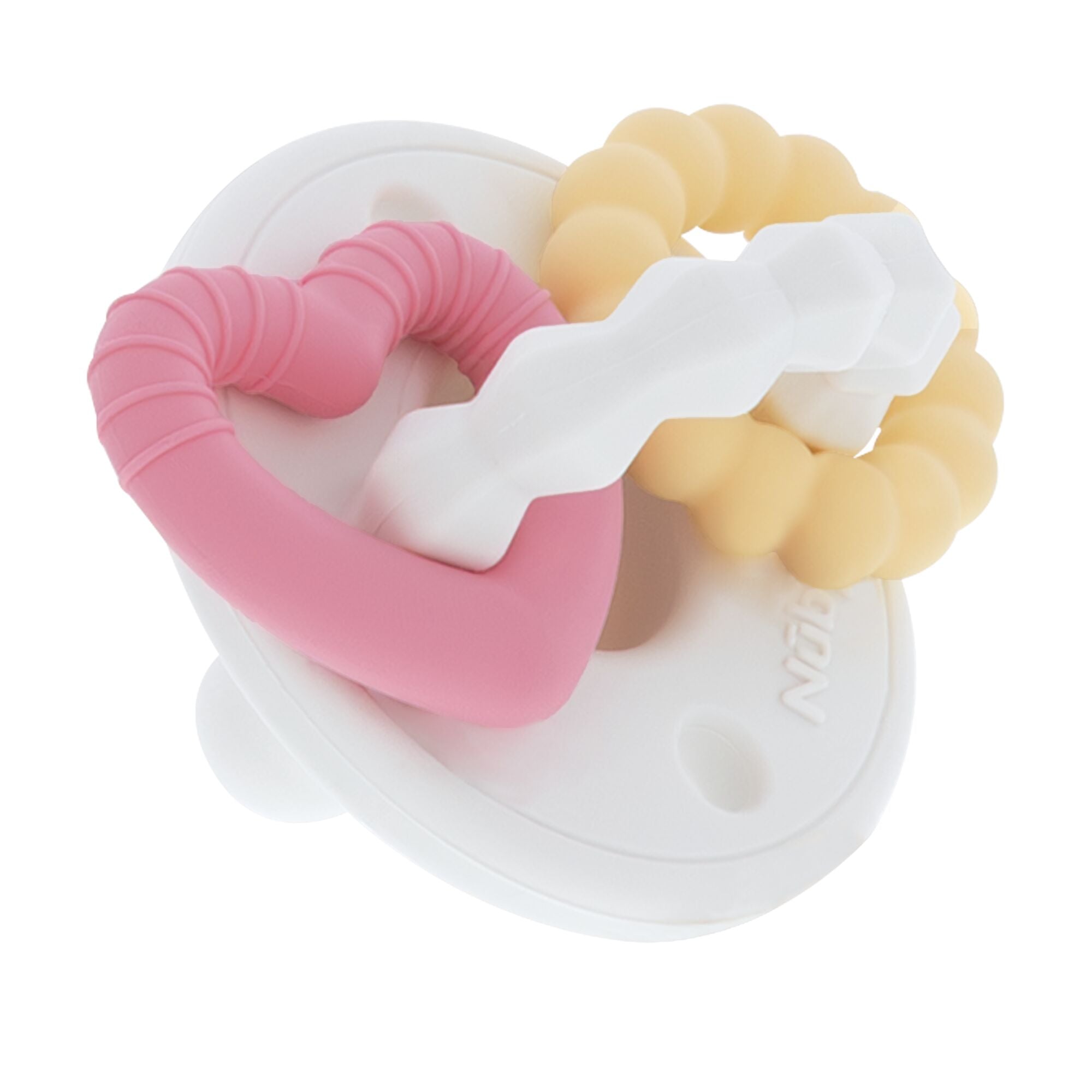 Silicone Charms (2 Pack) | Pink/White #079JX
