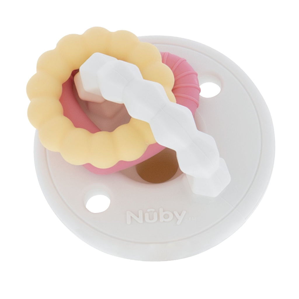 Silicone Charms (2 Pack) | Pink/White #079JX
