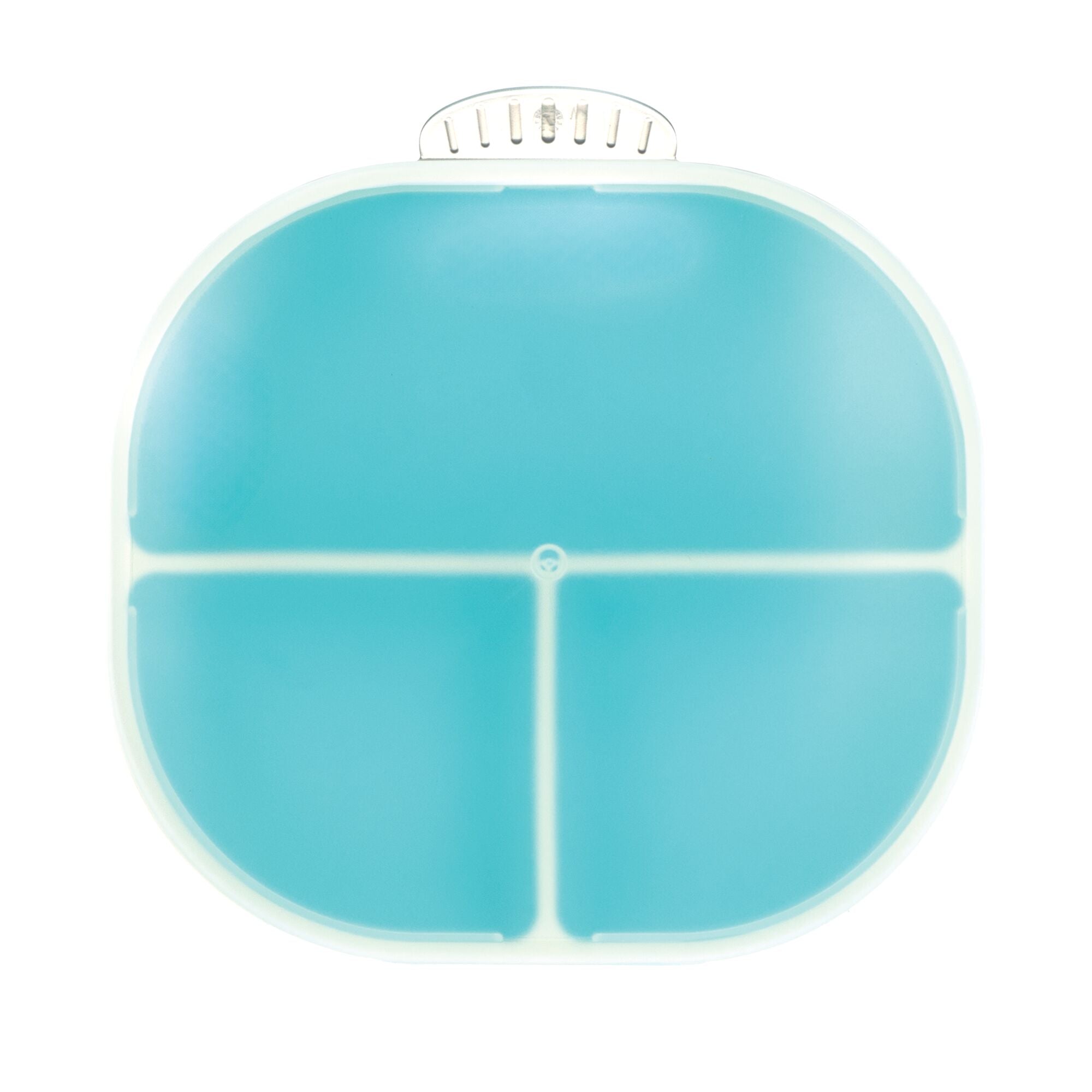 Rectangular Silicone Suction Plate (2 Pack) | Coral / Aqua #101S9