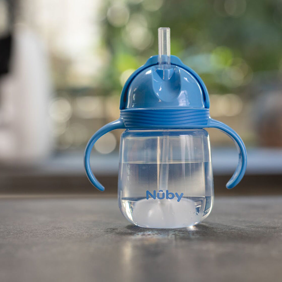 Clik-it Flip-It Straw Cup (2 Pack) | Light Blue/Aqua #283CS