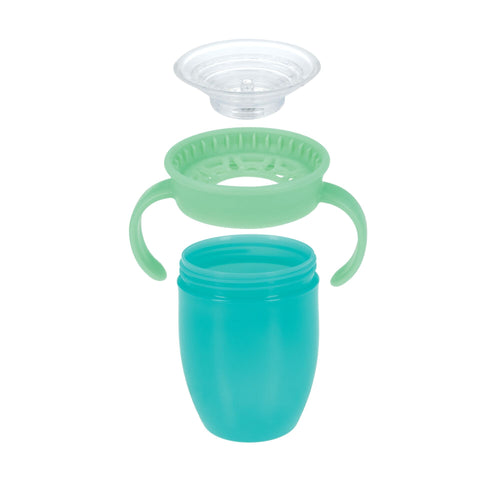 360 Wonder Cup with Handles (2 Pack - 5 oz) | Pink/Aqua #345DW