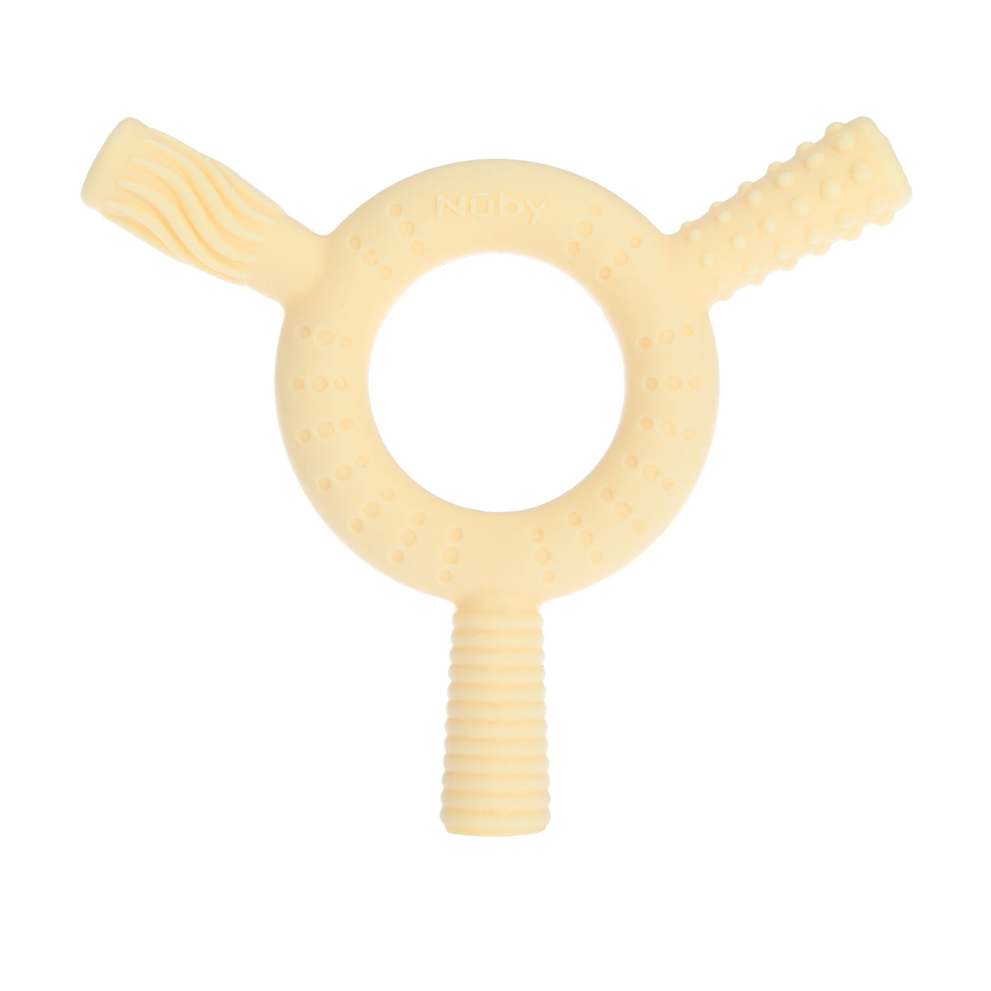 Hollow Sensory Tube Teethers | Green/Yellow #193ZO