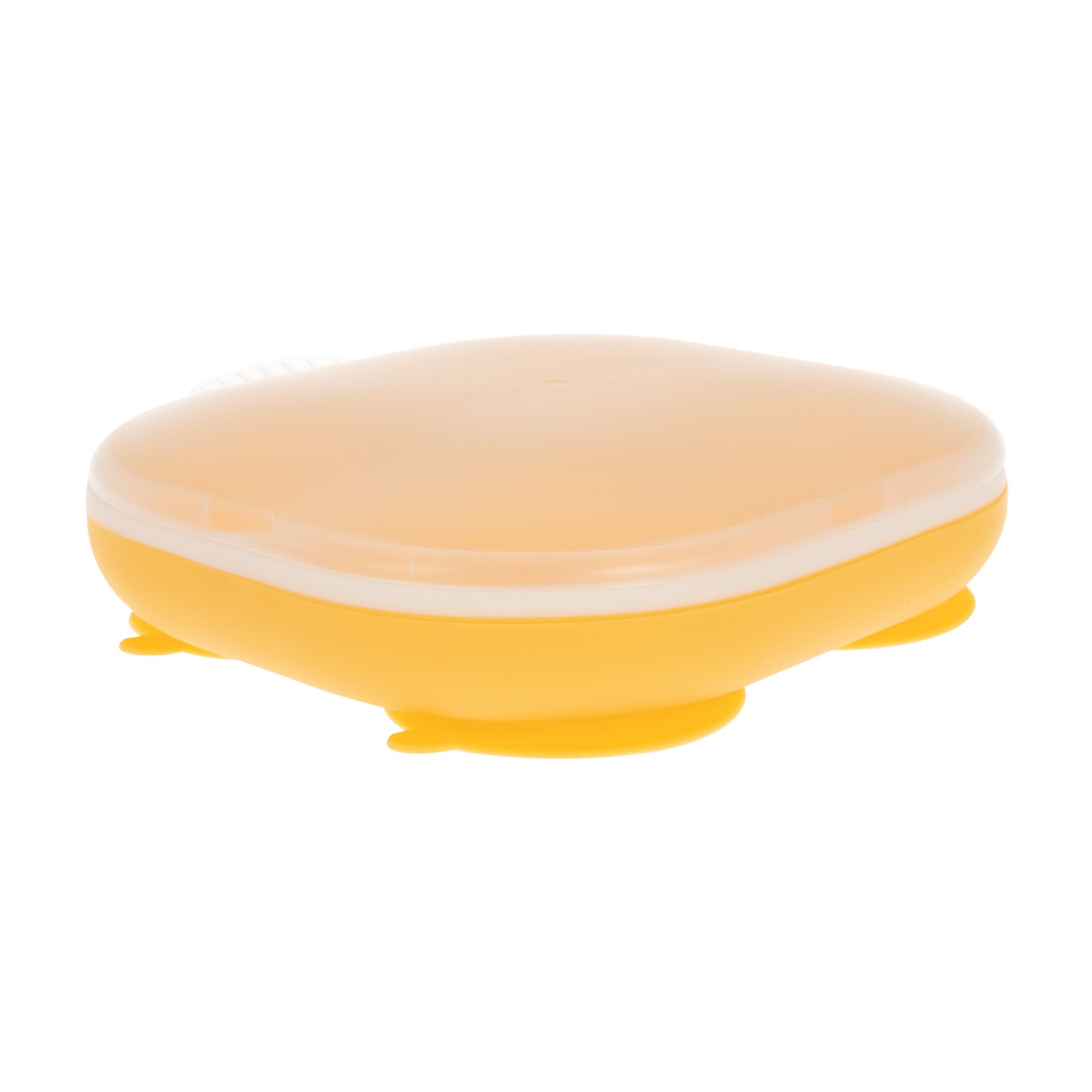 Rectangular Silicone Suction Plate (2 Pack) | Yellow / Blue #100LX