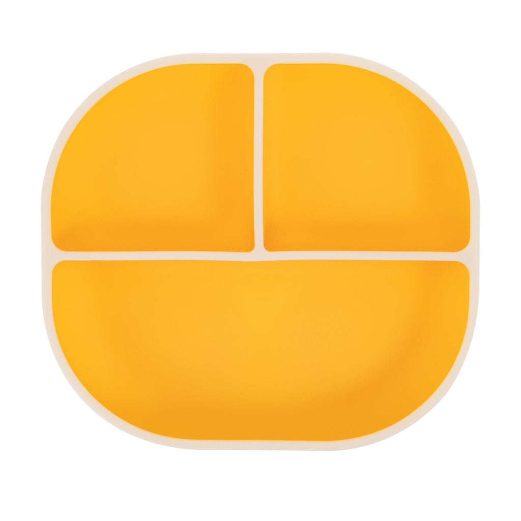 Rectangular Silicone Suction Plate (2 Pack) | Yellow / Blue #100LX