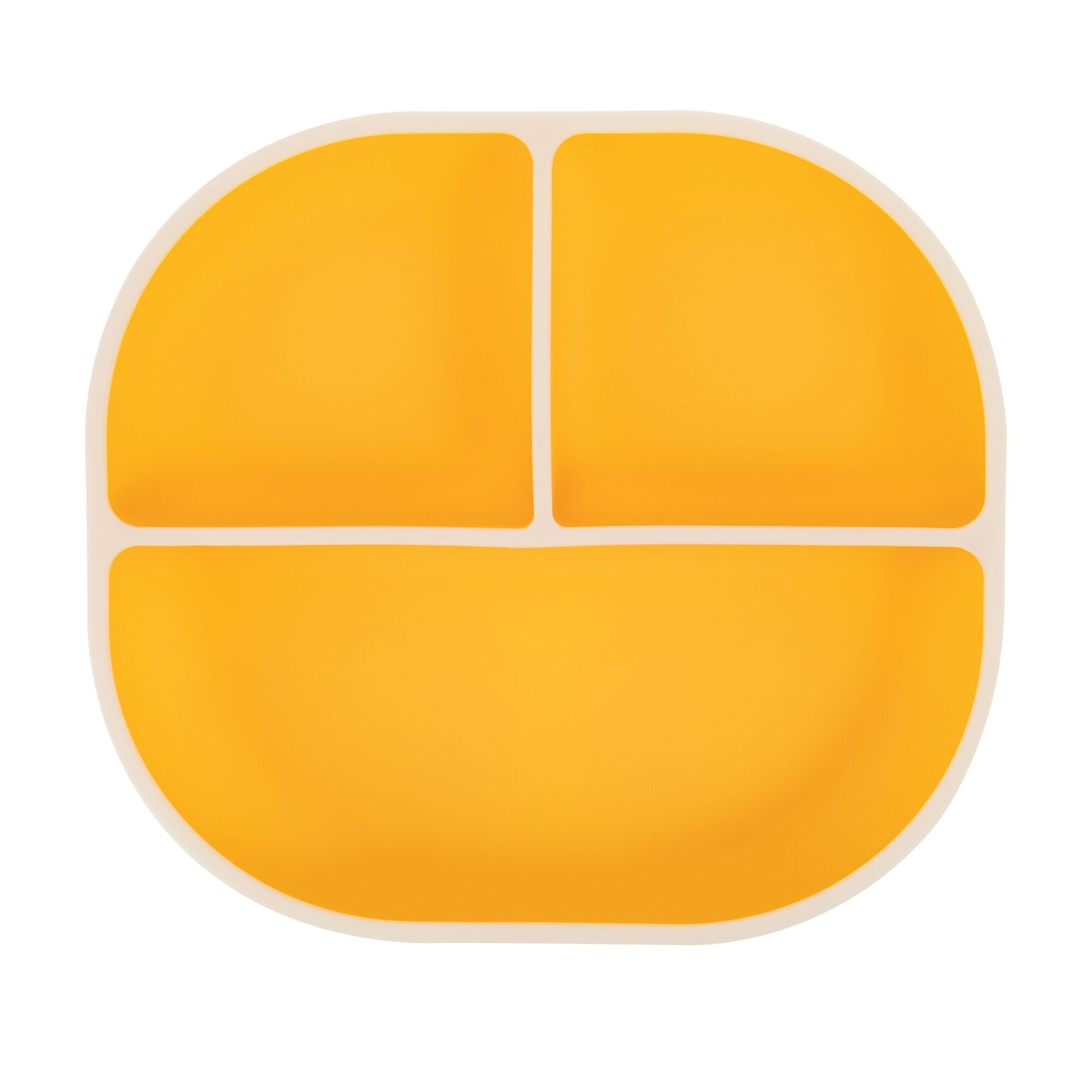 Rectangular Silicone Suction Plate (2 Pack) | Yellow / Blue #100LX