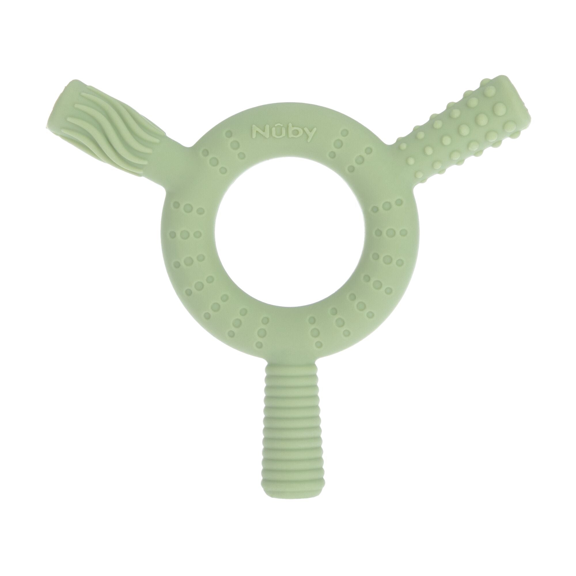 Hollow Sensory Tube Teethers | Green/Blue #195DD