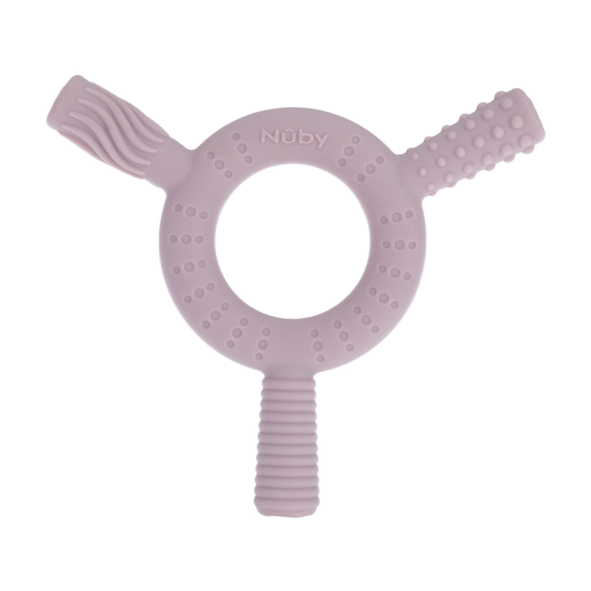 Hollow Sensory Tube Teethers | Pink/Plum #194ZS