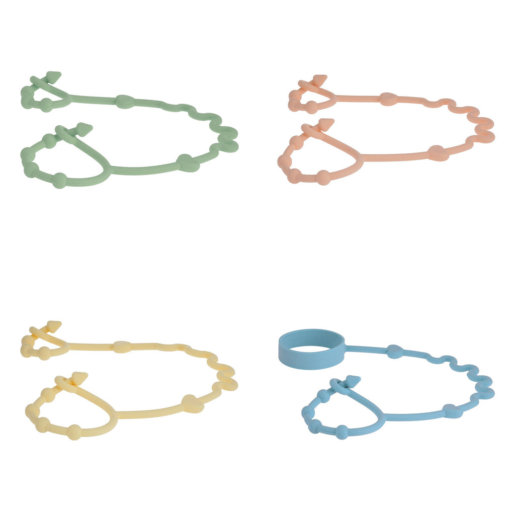 Pacifier & Bottle Bungee Set (4 Pack) #130BT