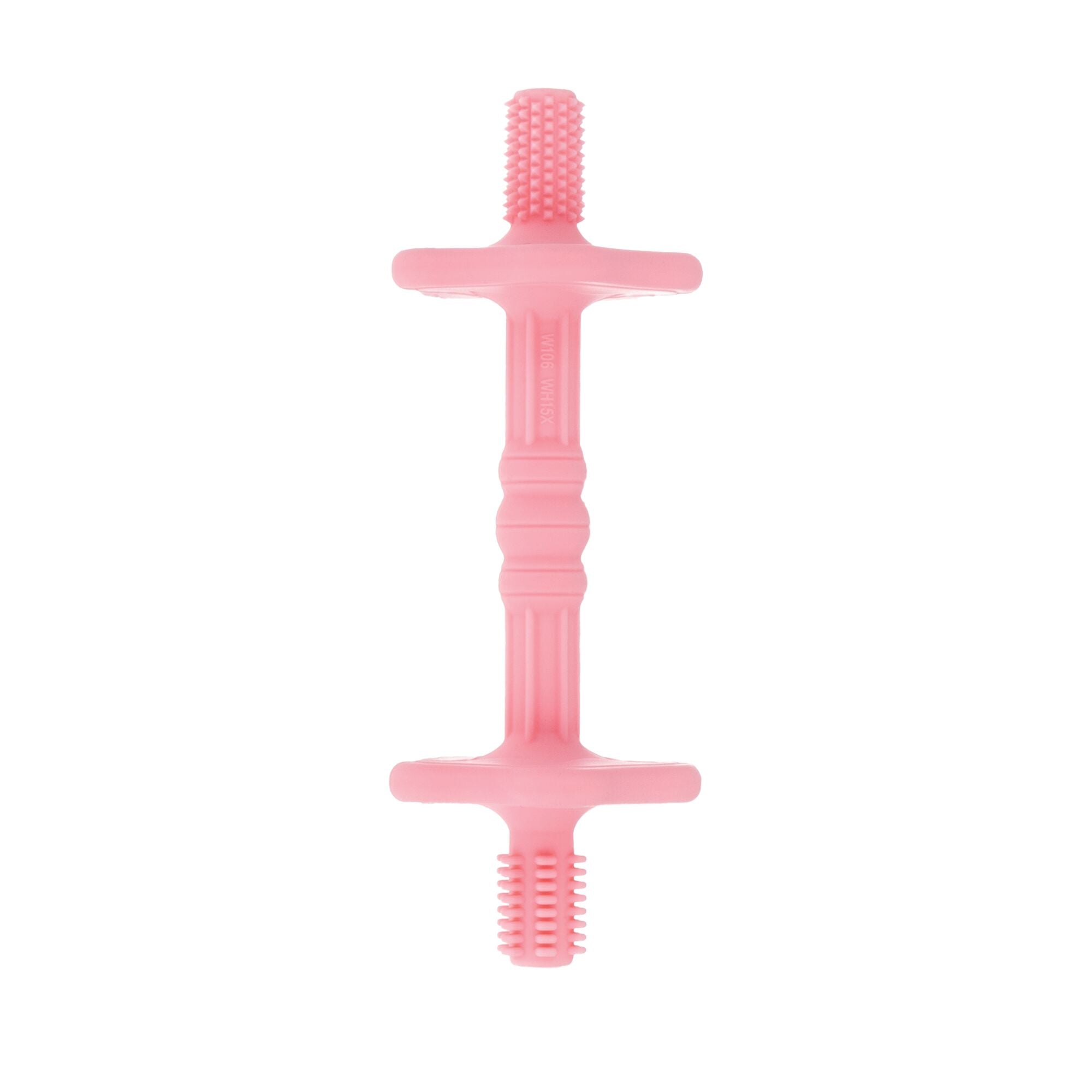 Hollow Sensory Tube Teethers | Pink/Plum #194ZS