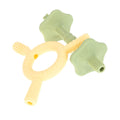 Hollow Sensory Tube Teethers | Green/Yellow #193ZO