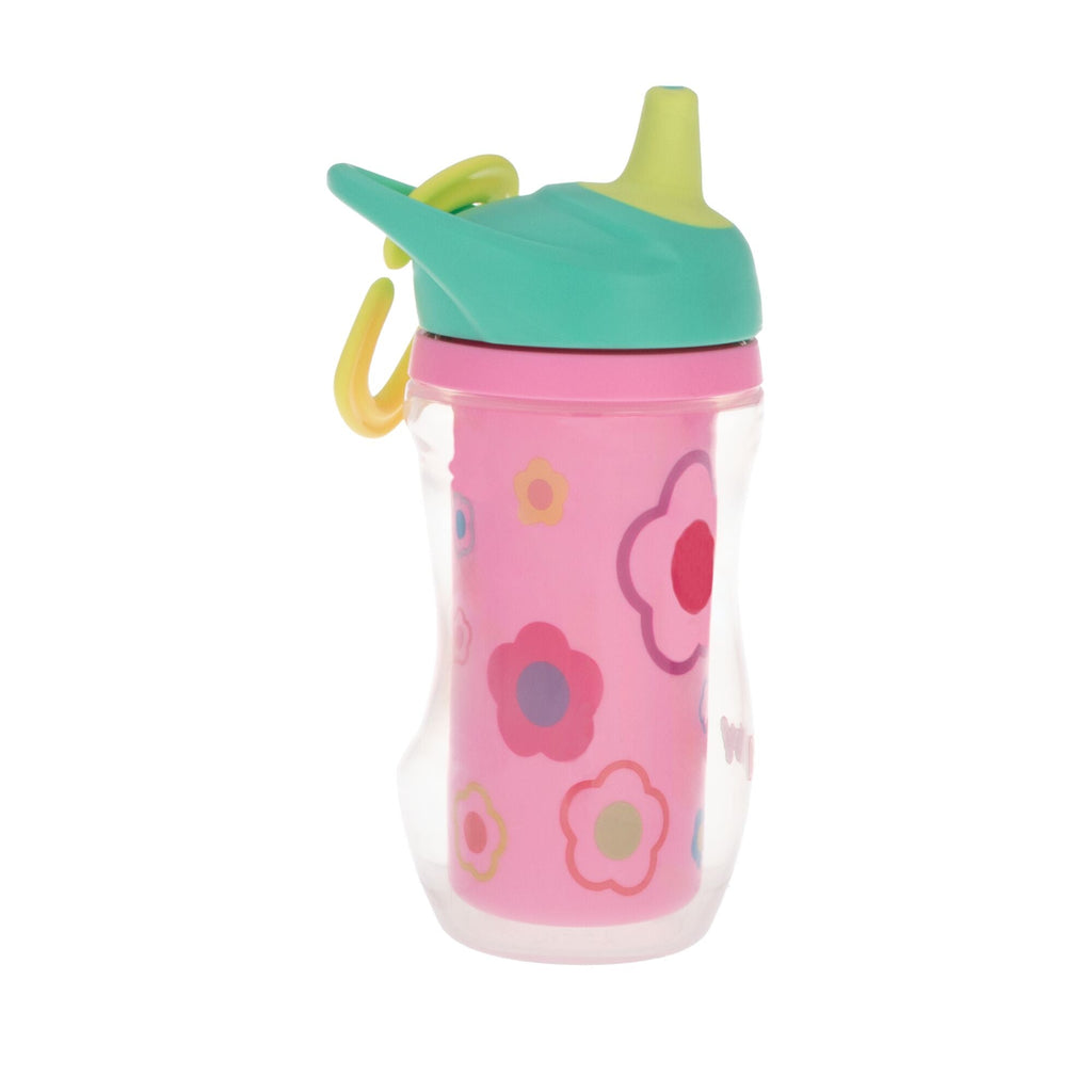 Active Sipper Insulated Cup | Green & Pink #17606