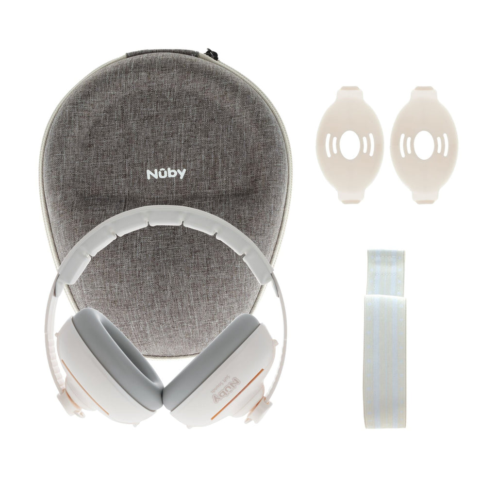 Soft Sounds 2-in-1 Noise Cancelling Earmuffs | White #372EE