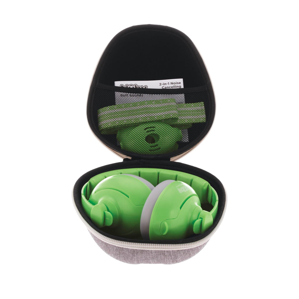 Soft Sounds 2-in-1 Noise Cancelling Earmuffs | Green #37898
