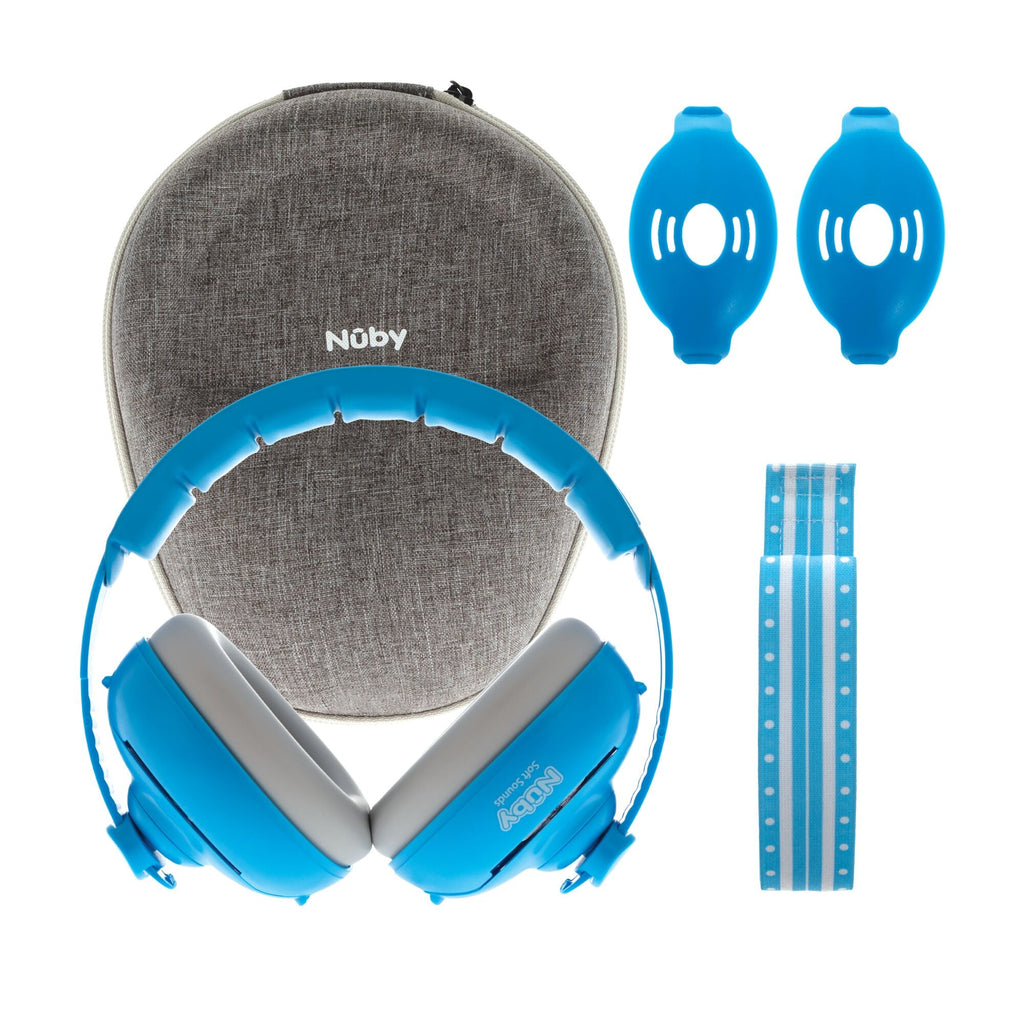 Soft Sounds 2-in-1 Noise Cancelling Earmuffs | Blue #379F7