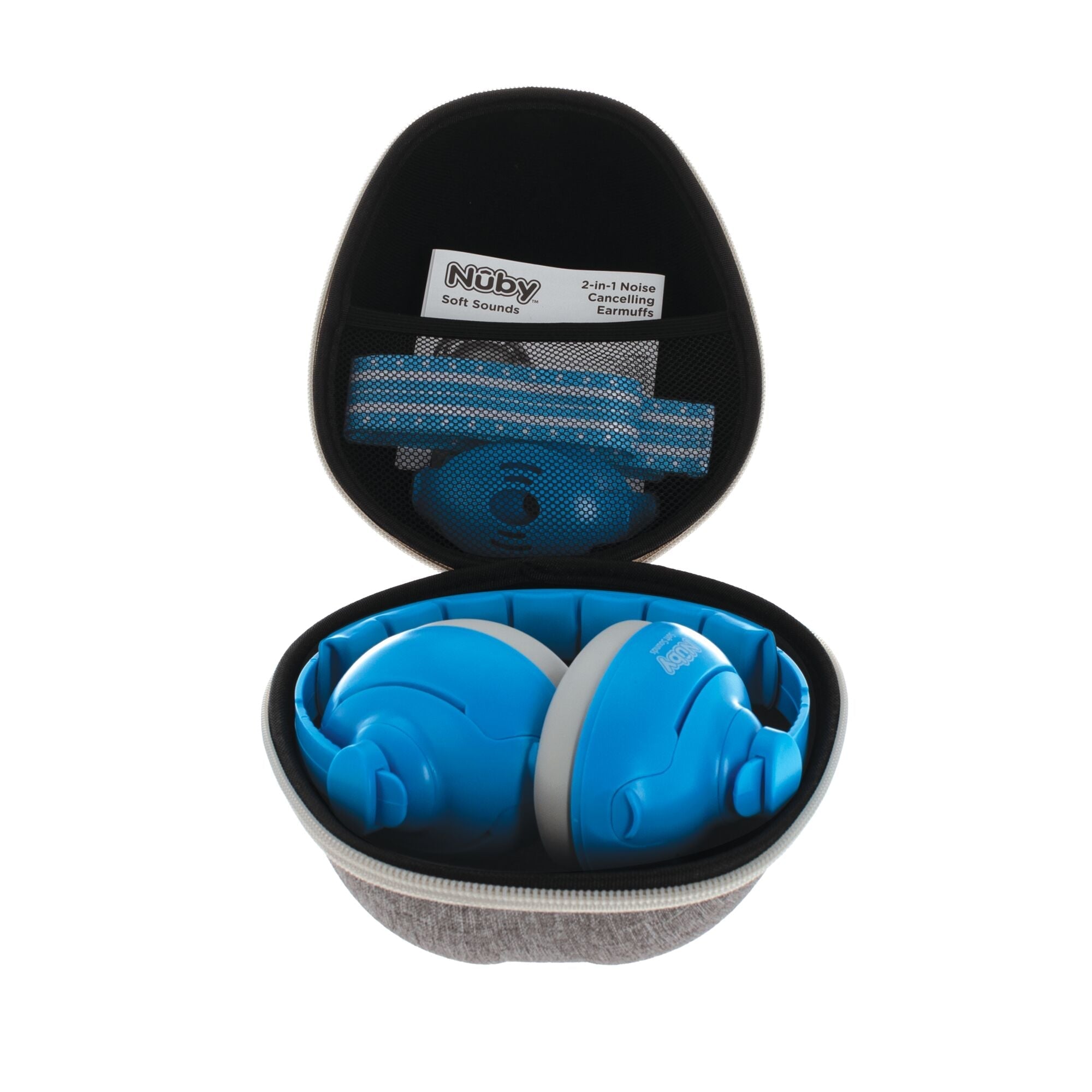 Soft Sounds 2-in-1 Noise Cancelling Earmuffs | Blue #379F7