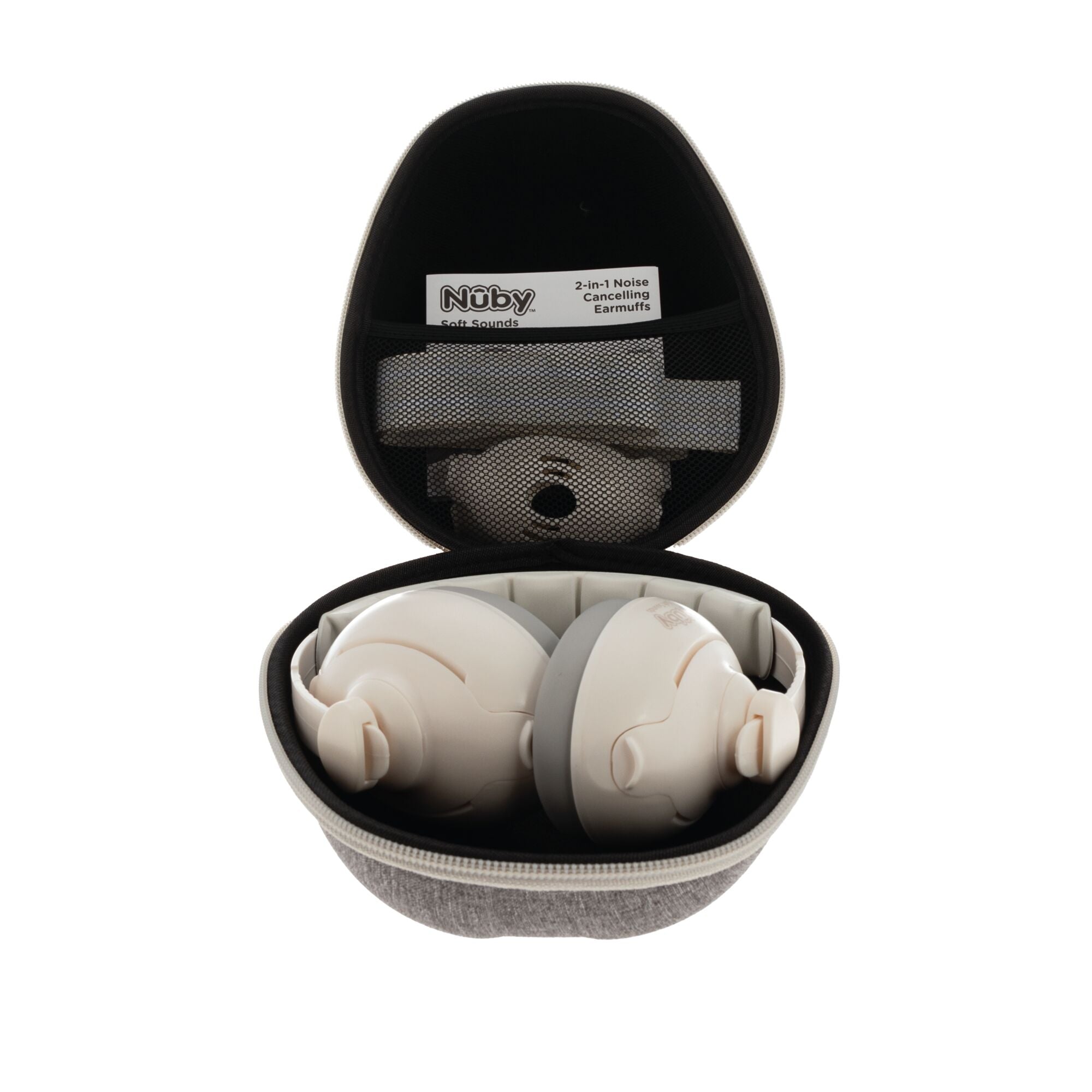 Soft Sounds 2-in-1 Noise Cancelling Earmuffs | White #372EE