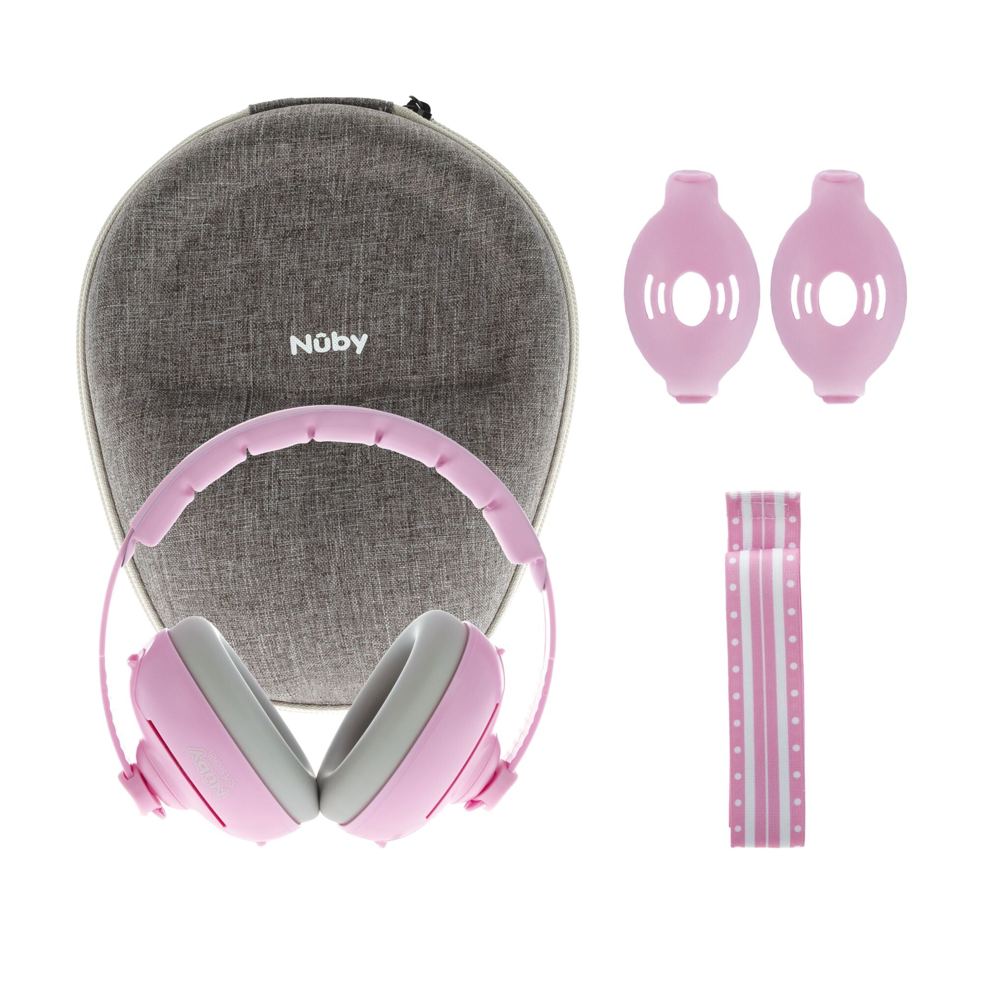 Soft Sounds 2-in-1 Noise Cancelling Earmuffs | Pink #374DT