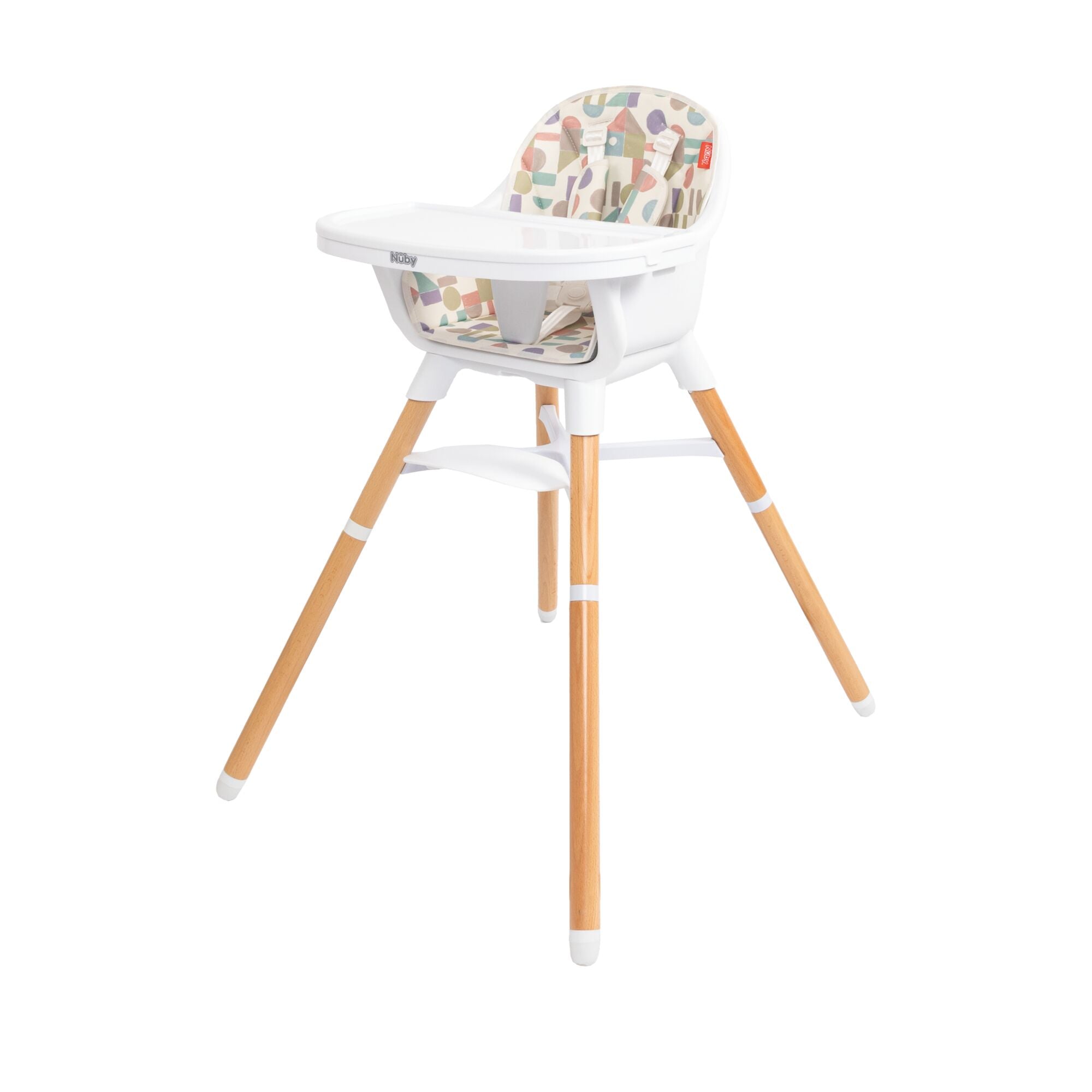 4-in-1 Multi-Use High Chair | White Geometrics #198K1