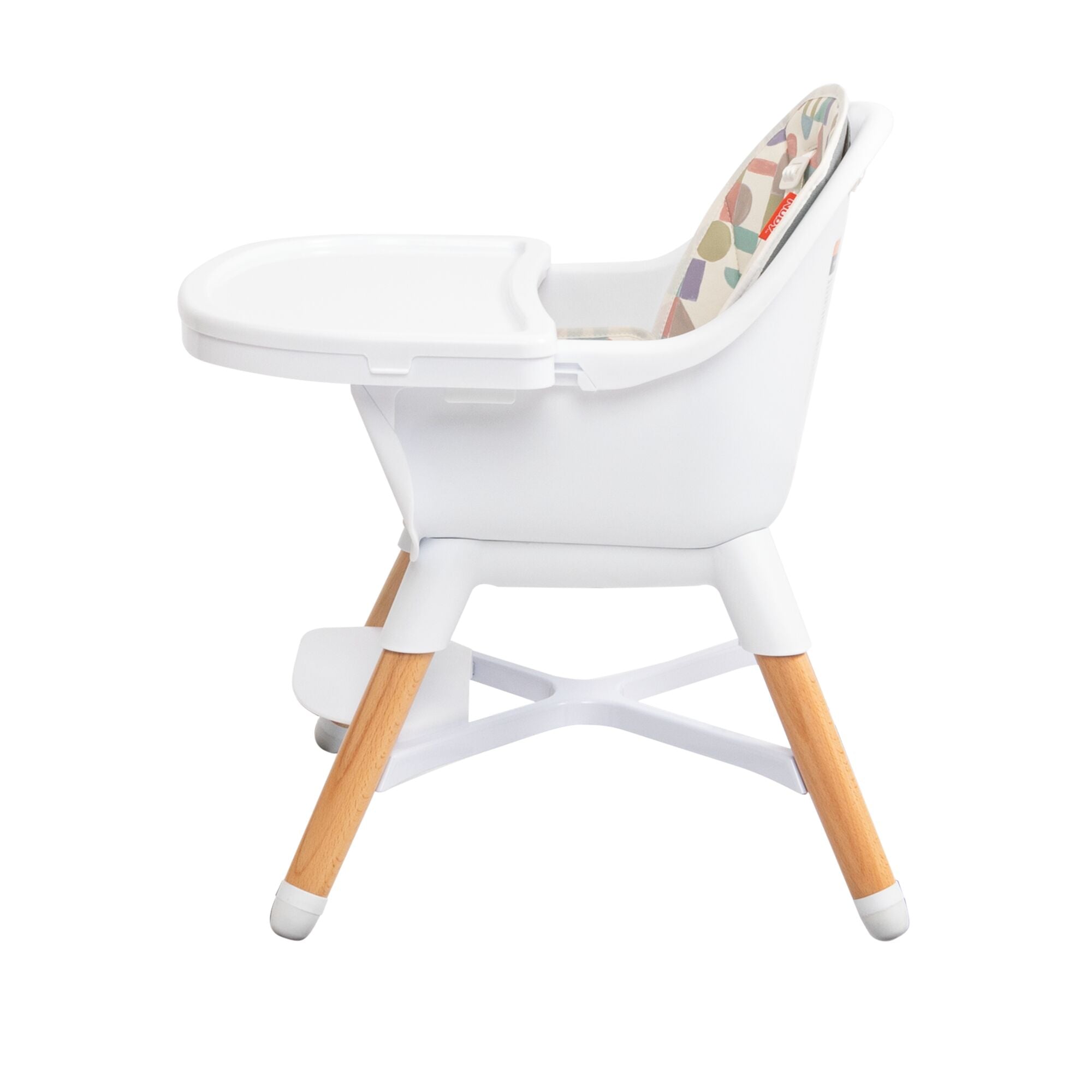 4-in-1 Multi-Use High Chair | White Geometrics #198K1