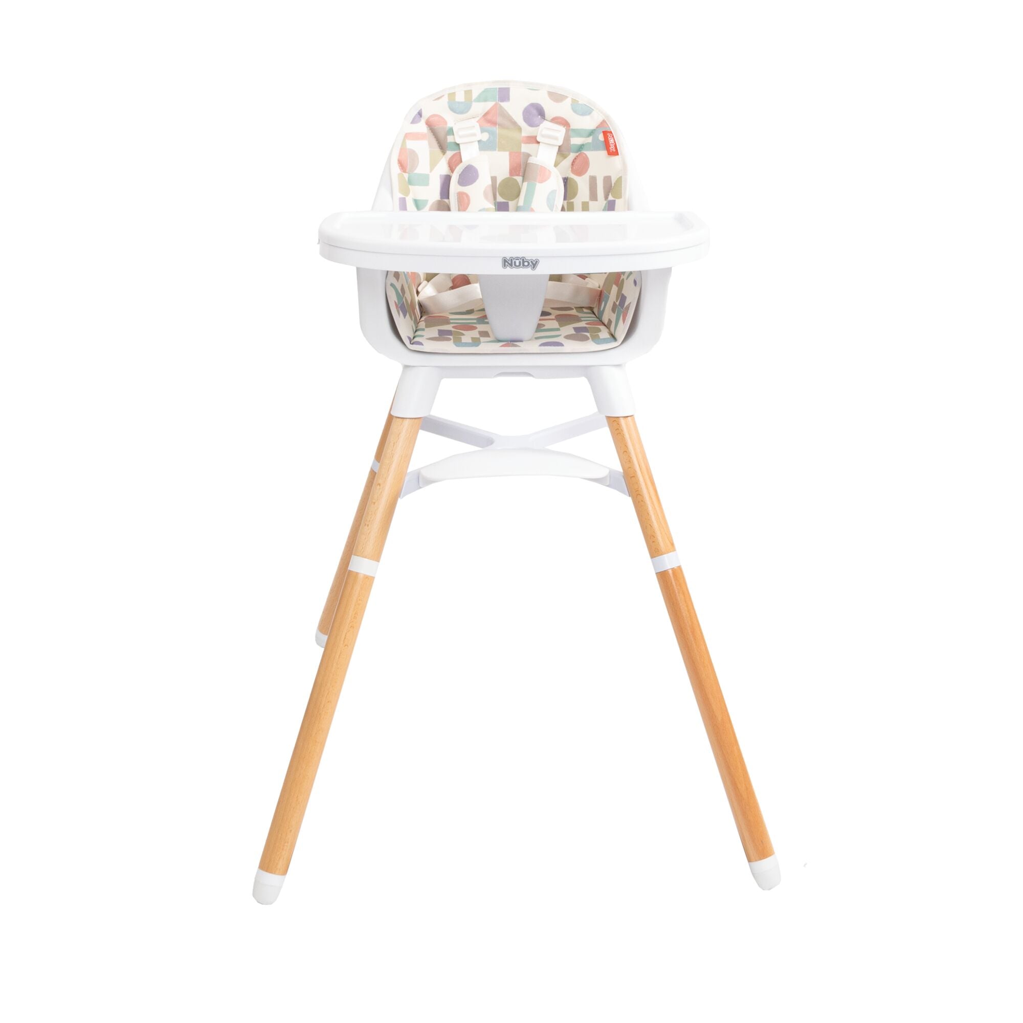 4-in-1 Multi-Use High Chair | White Geometrics #198K1