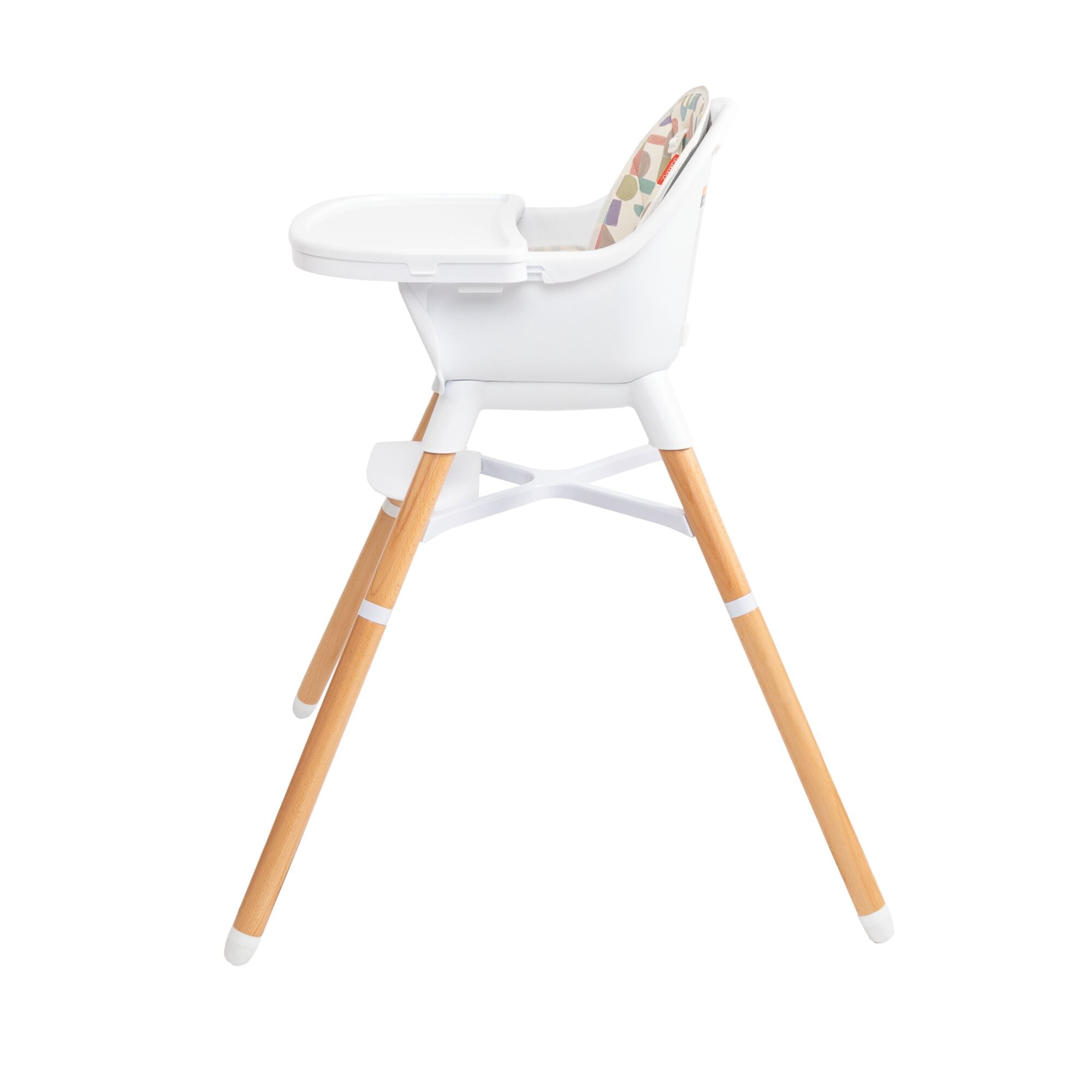 4-in-1 Multi-Use High Chair | White Geometrics #198K1