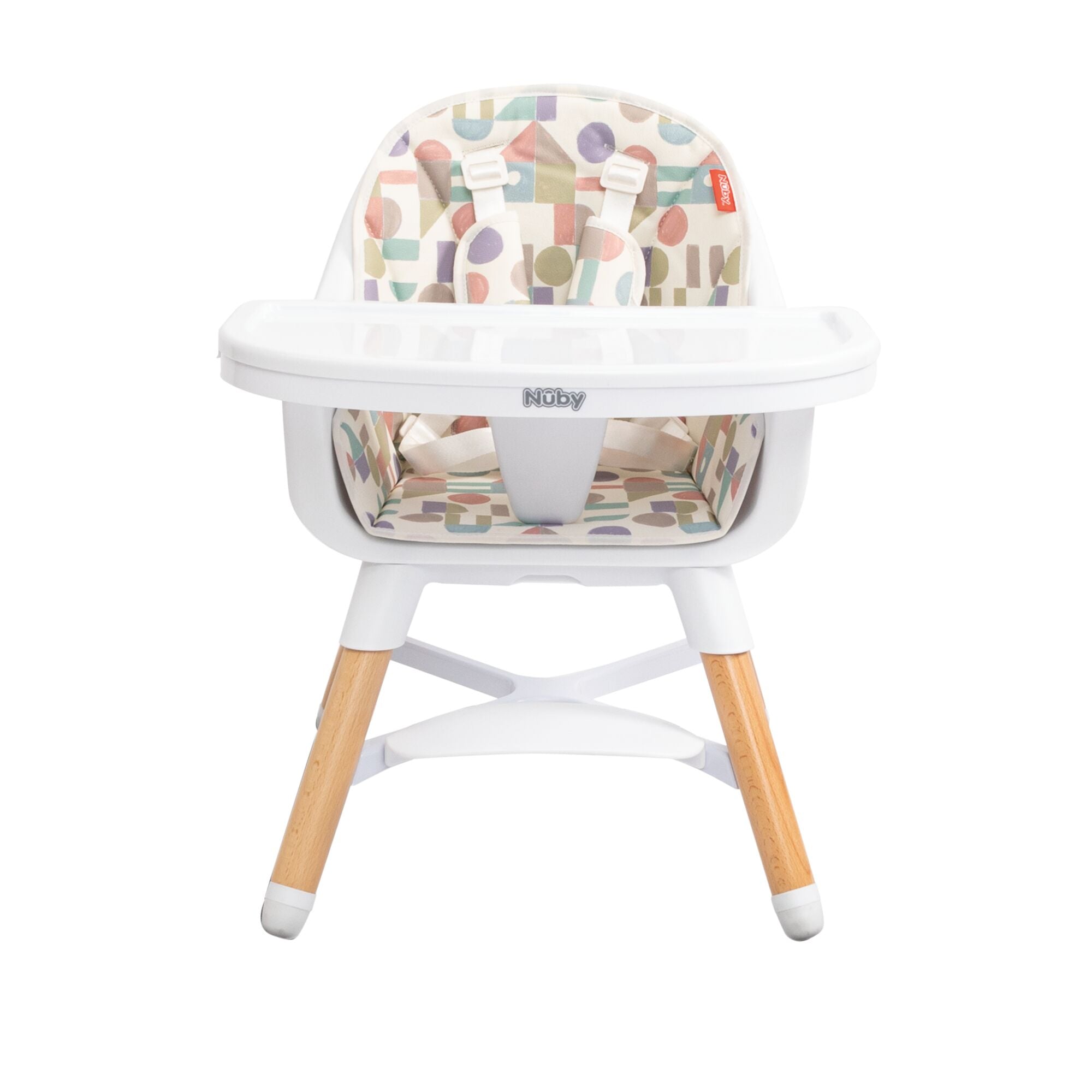 4-in-1 Multi-Use High Chair | White Geometrics #198K1