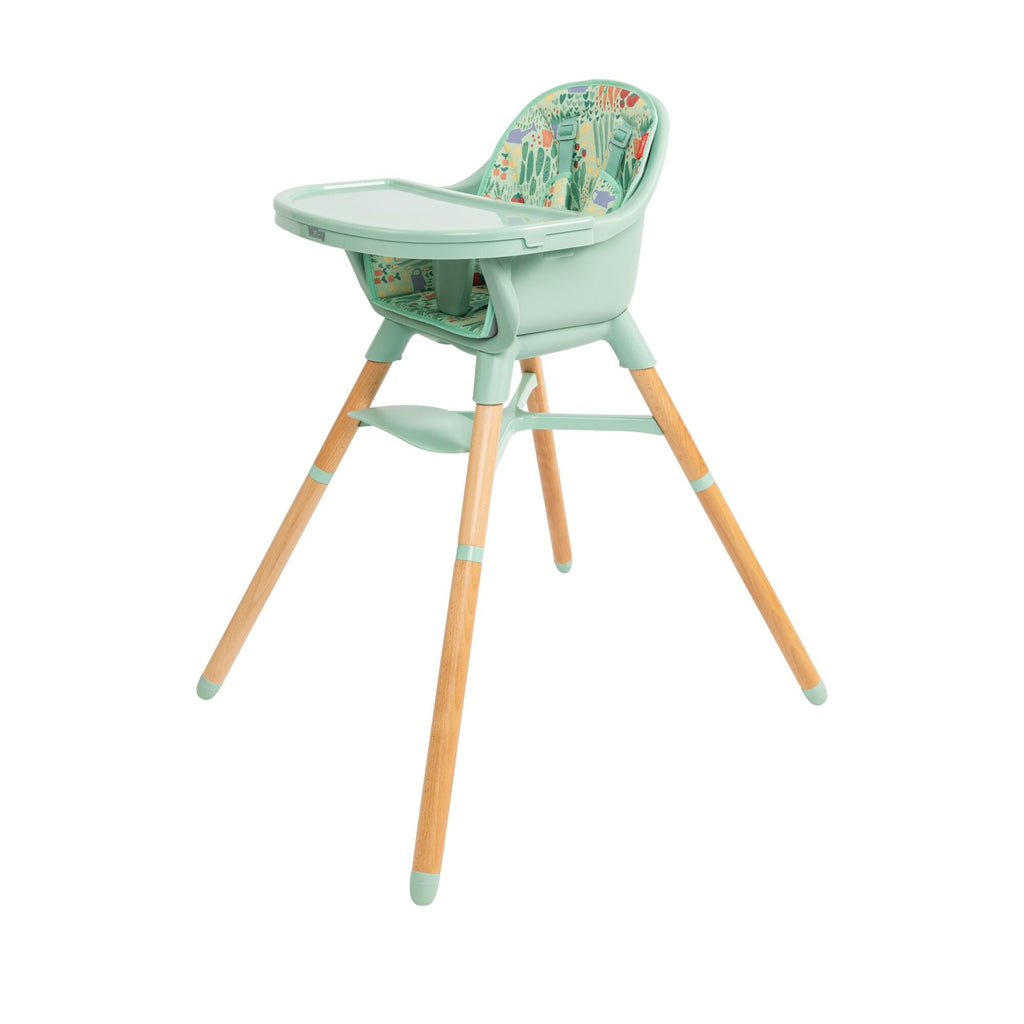 4-in-1 Multi-Use High Chair | Green Garden #19982