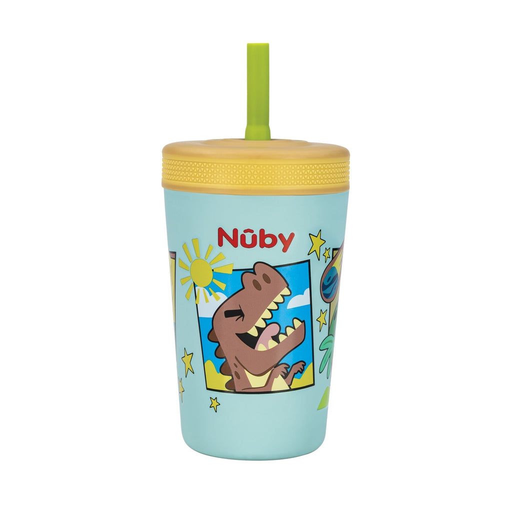 Thirsty Kids Flexstraw Stainless Steel Cup | Dinosaurs #027QO