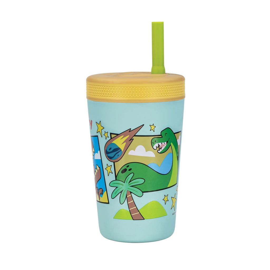 Thirsty Kids Flexstraw Stainless Steel Cup | Dinosaurs #027QO
