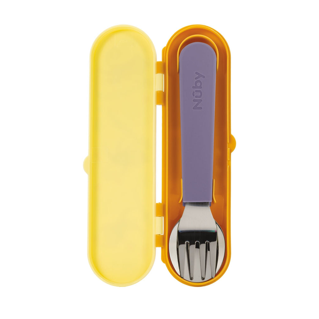 Stainless Steel Toddler Utensil Set | Monkey #005NZ