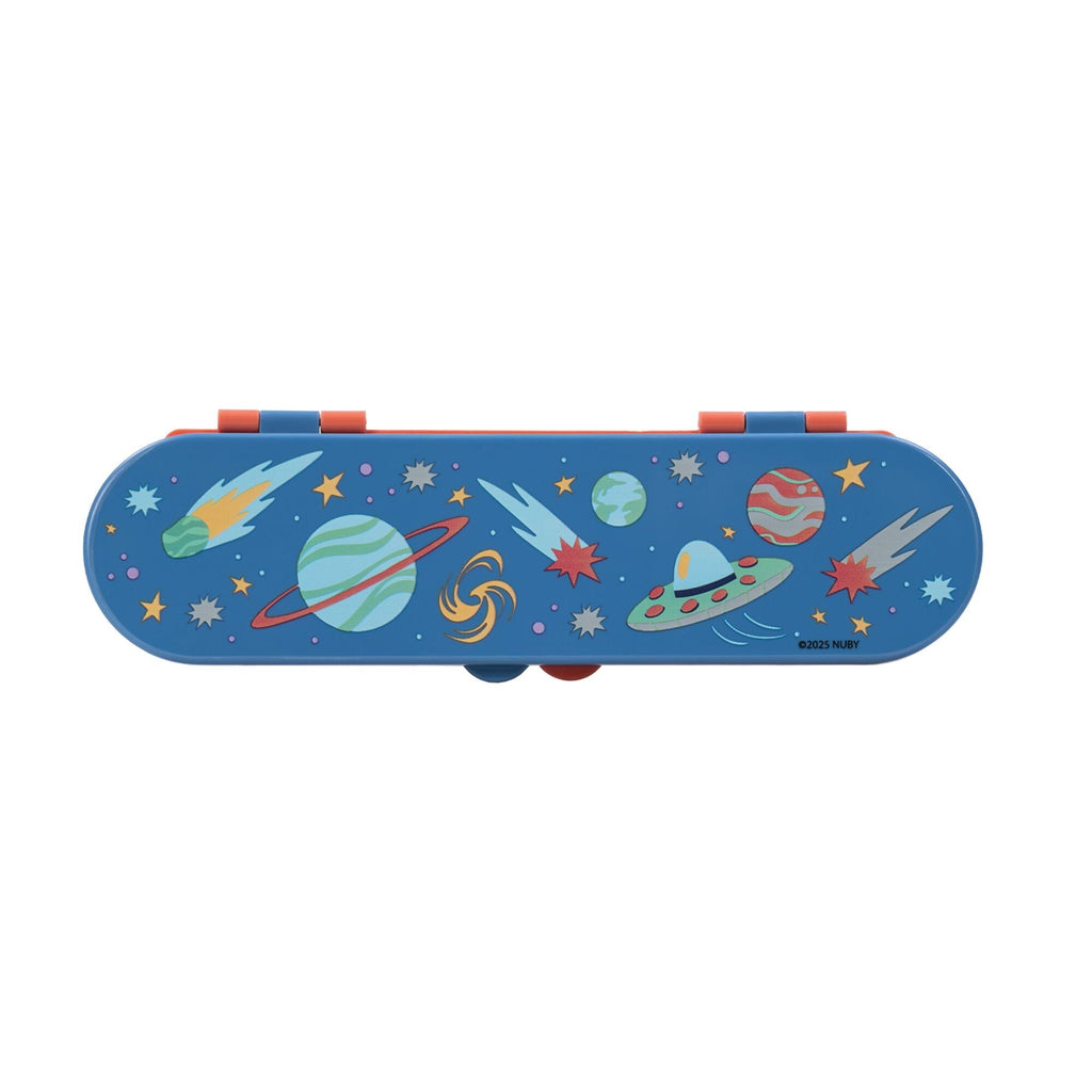Stainless Steel Toddler Utensil Set | Outer Space #006VY