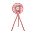 Large LED Stroller Fan | Pink #167KV