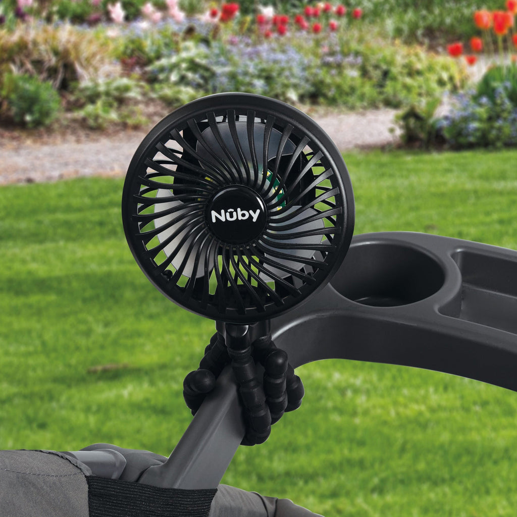 Large LED Stroller Fan | Blue #1686F