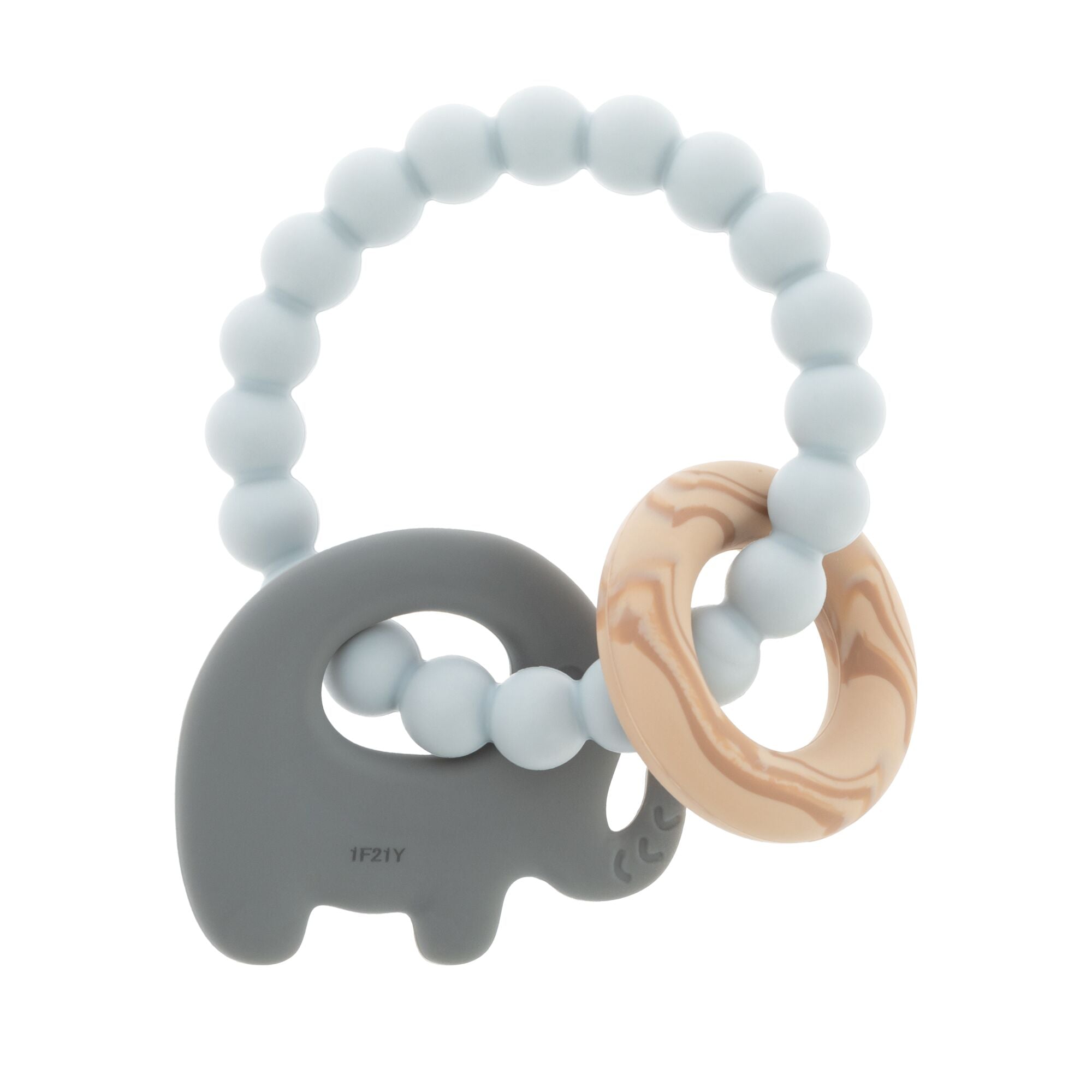Beaded Silicone Teething Ring #001WP