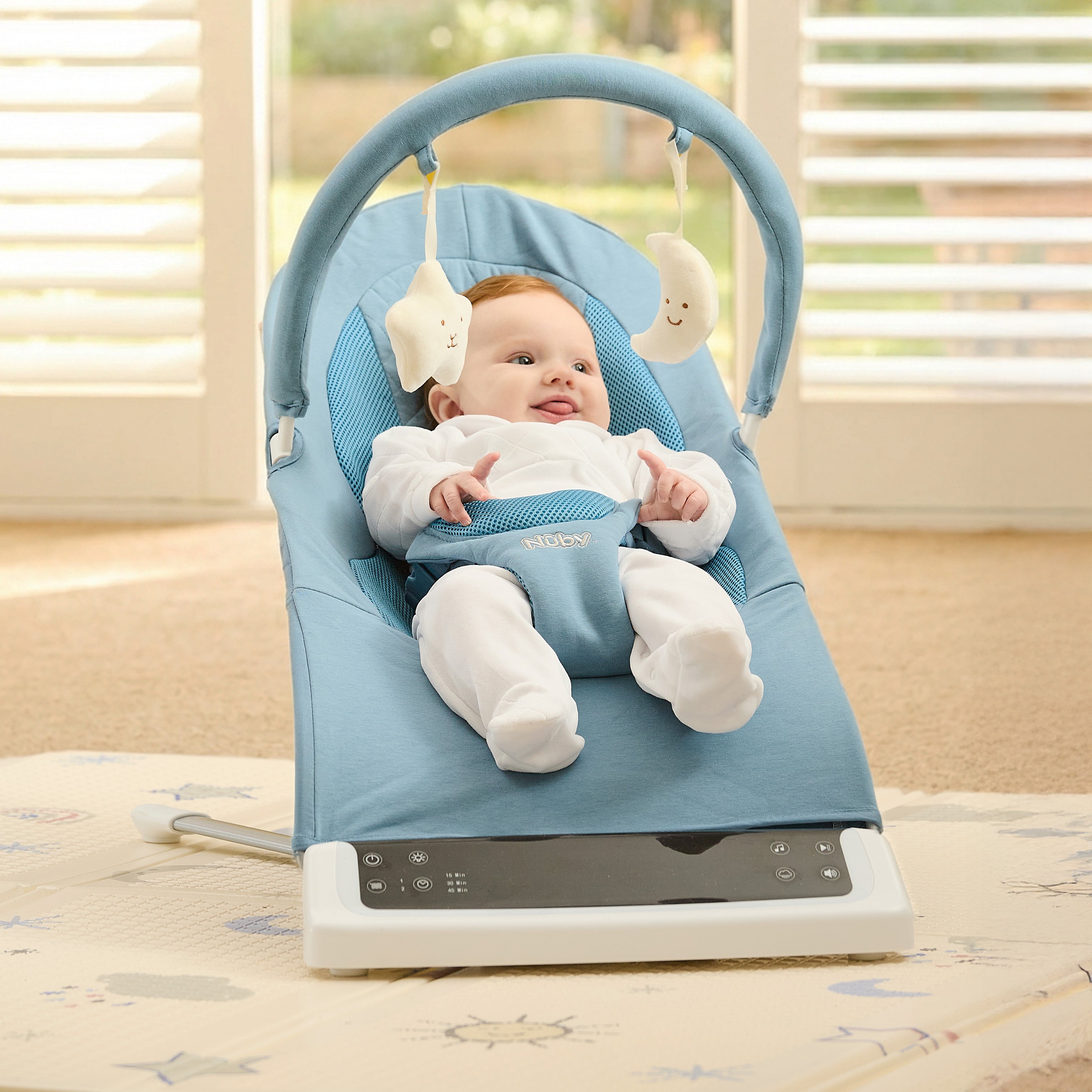 Deluxe Baby Bouncer Seat | Blue #252C8