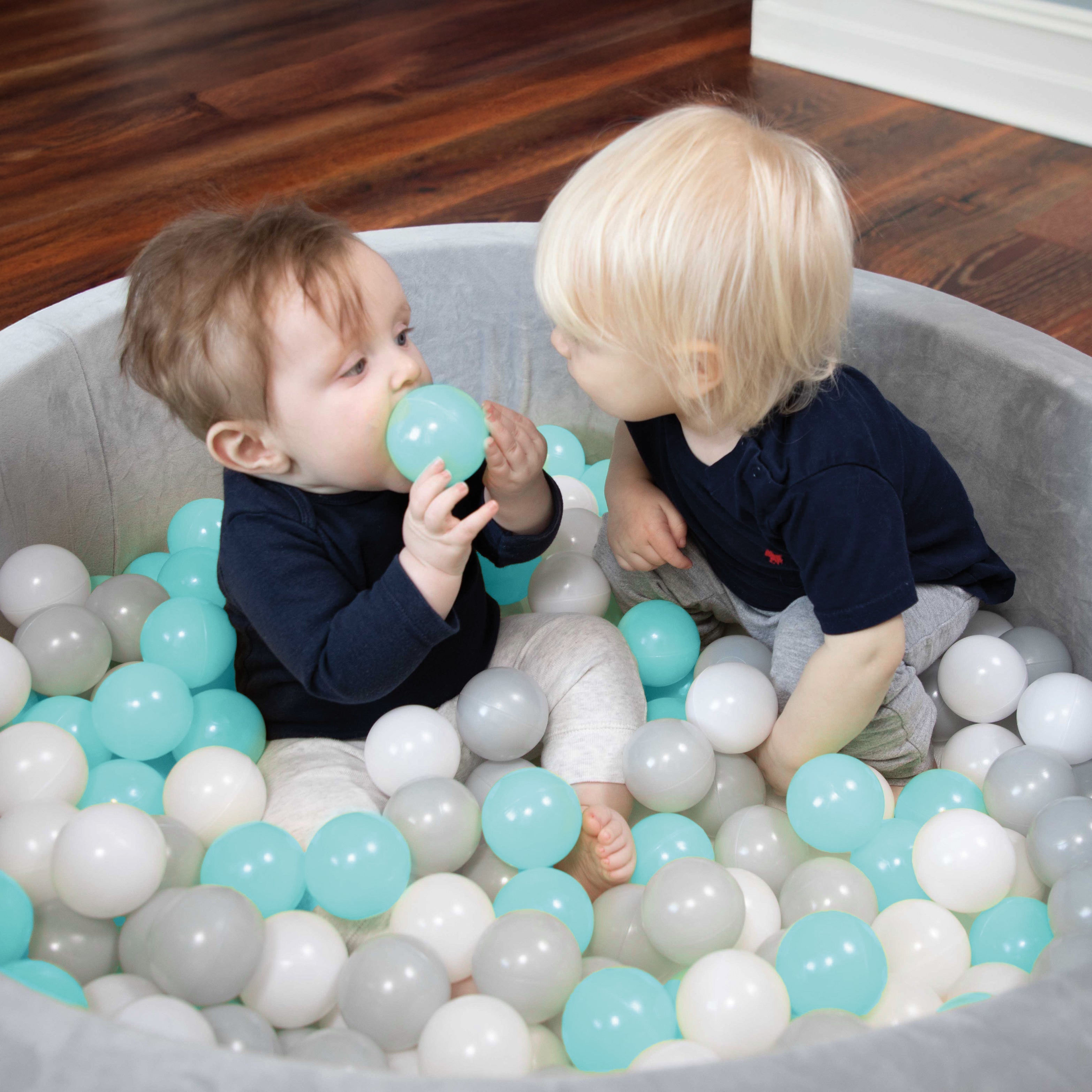 Kids' Ball Pit for Home with 200 Balls | Aqua #170ZJ