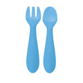 Silicone Easy Grip Fork and Spoon Set #077I1